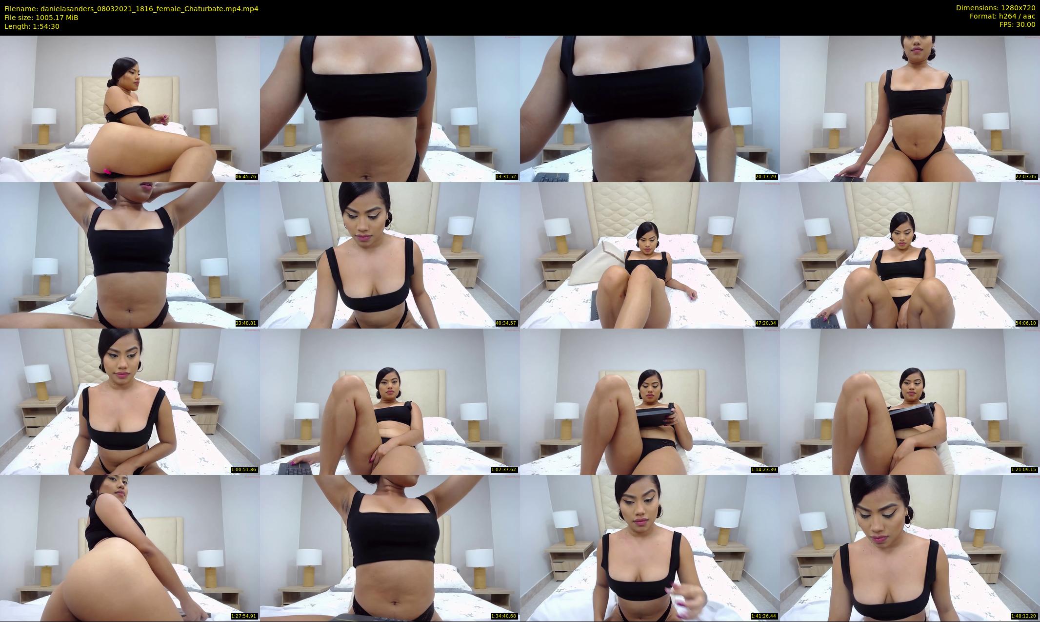 danielasanders — 115 minute Chaturbate Female strip rec, 720p, Mar 8, 2021
