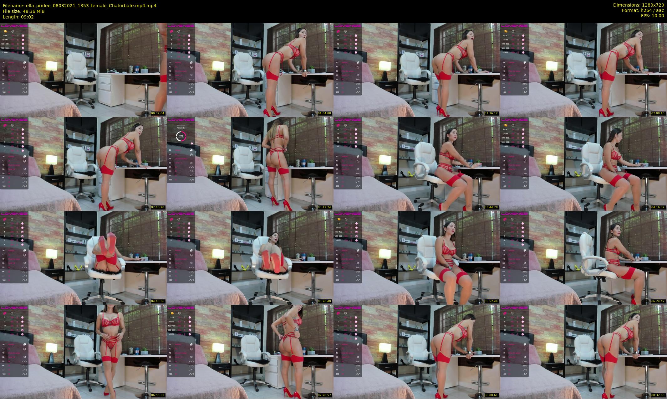 ella_pridee — 10 minute Chaturbate Female strip rec, 720p, Mar 8, 2021