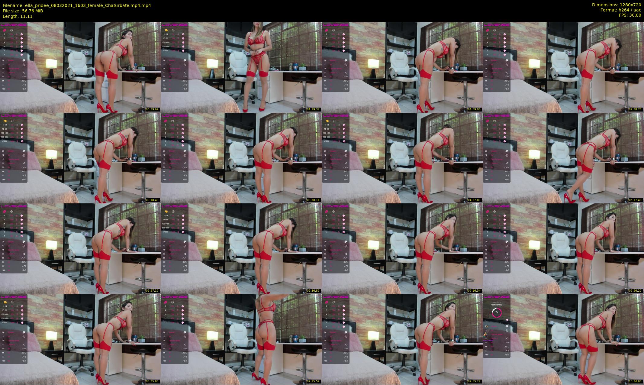 ella_pridee — 12 minute Chaturbate Female strip rec, 720p, Mar 8, 2021