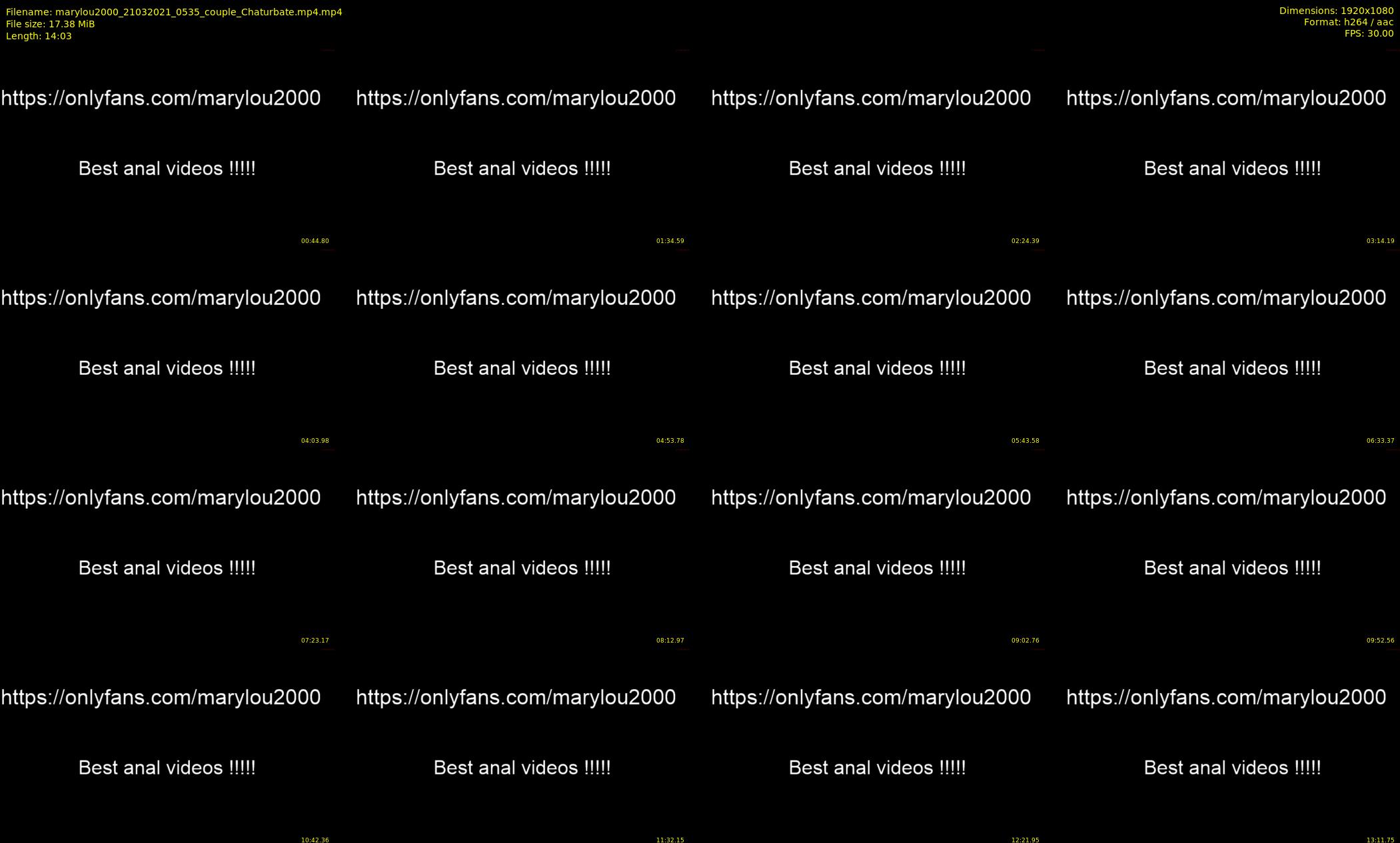 marylou2000 — 15 minute Chaturbate Couple strip rec, 1080p, Mar 21, 2021