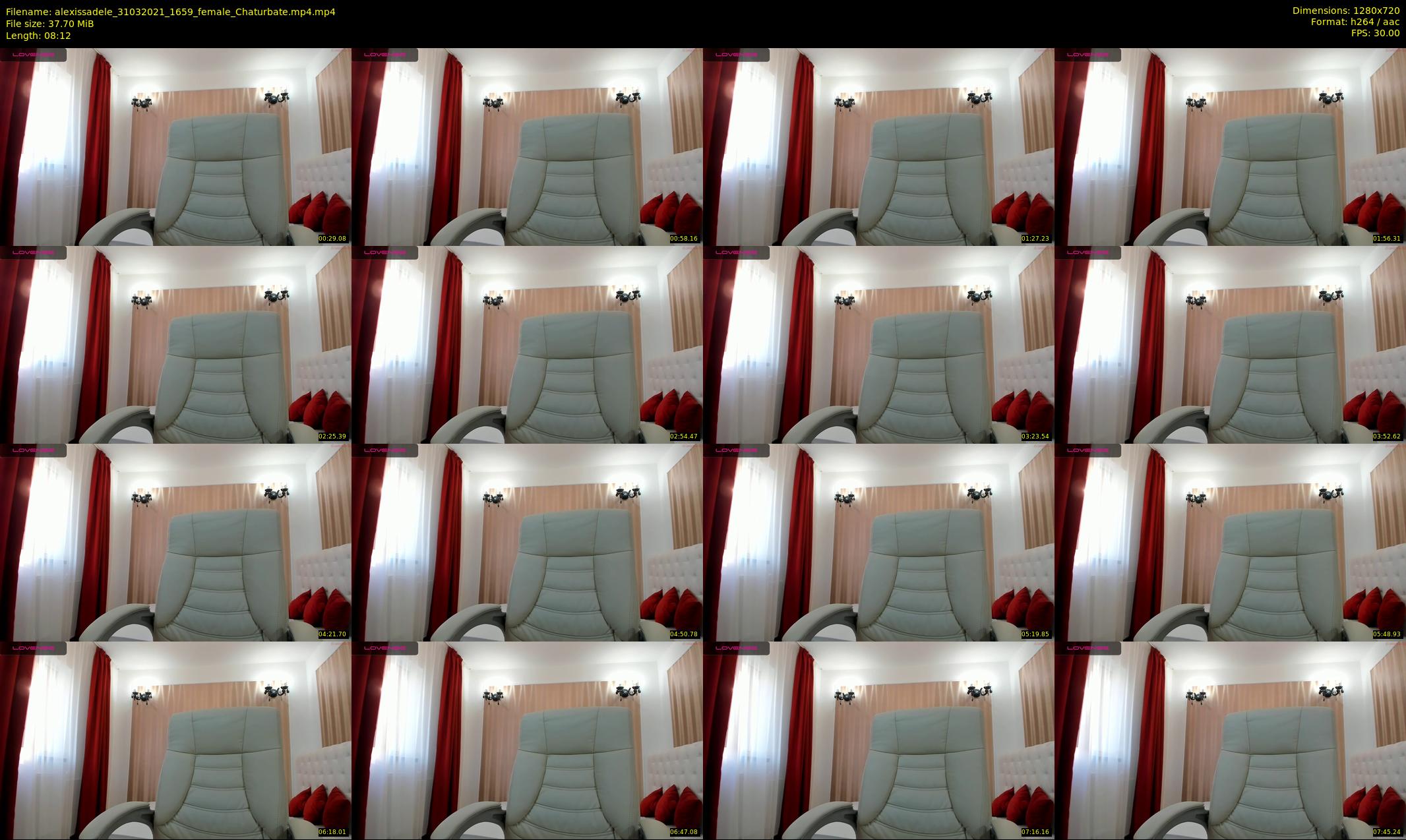 alexissadele — 9 minute Chaturbate Female strip rec, 720p, Mar 31, 2021