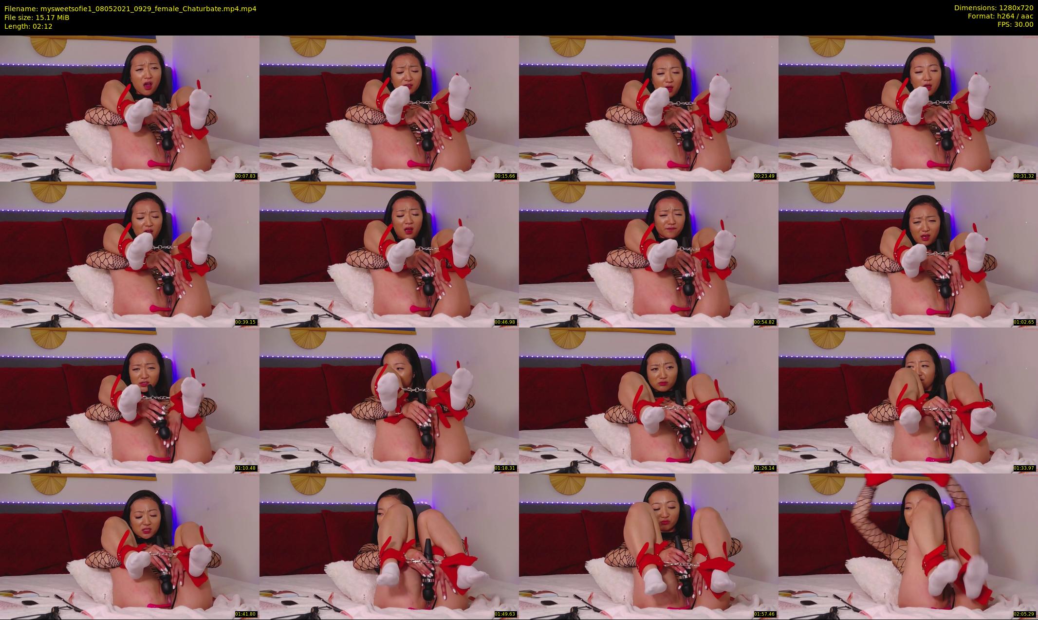 mysweetsofie1 — 3 minute Chaturbate Female strip rec, 720p, May 8, 2021