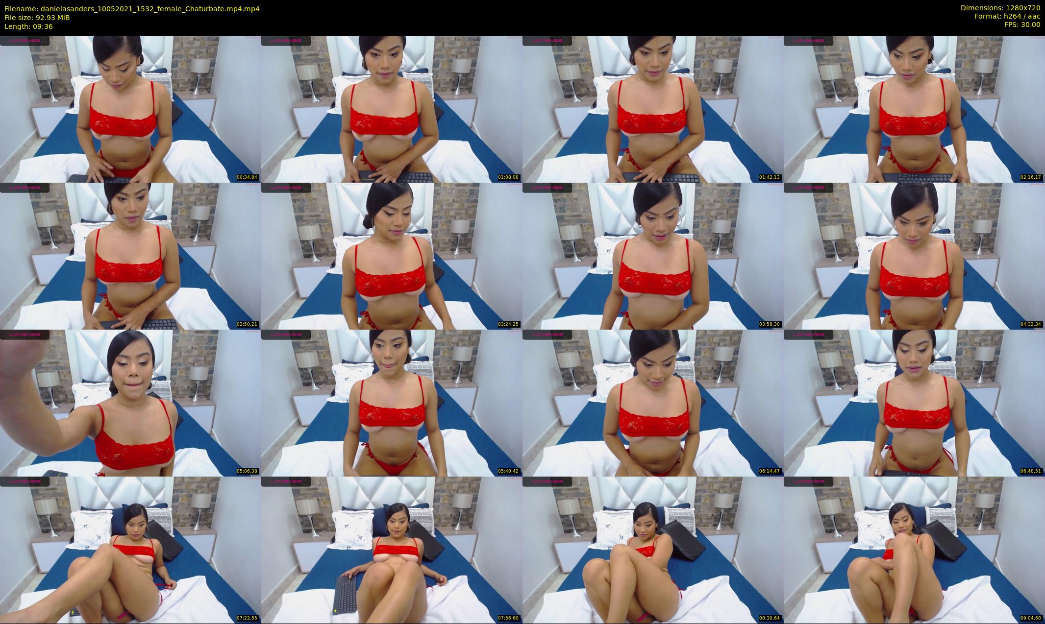 danielasanders — 10 minute Chaturbate Female strip rec, 720p, May 10, 2021