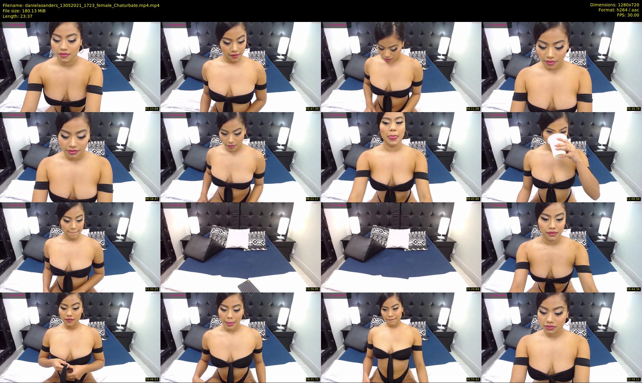danielasanders — 24 minute Chaturbate Female strip rec, 720p, May 13, 2021