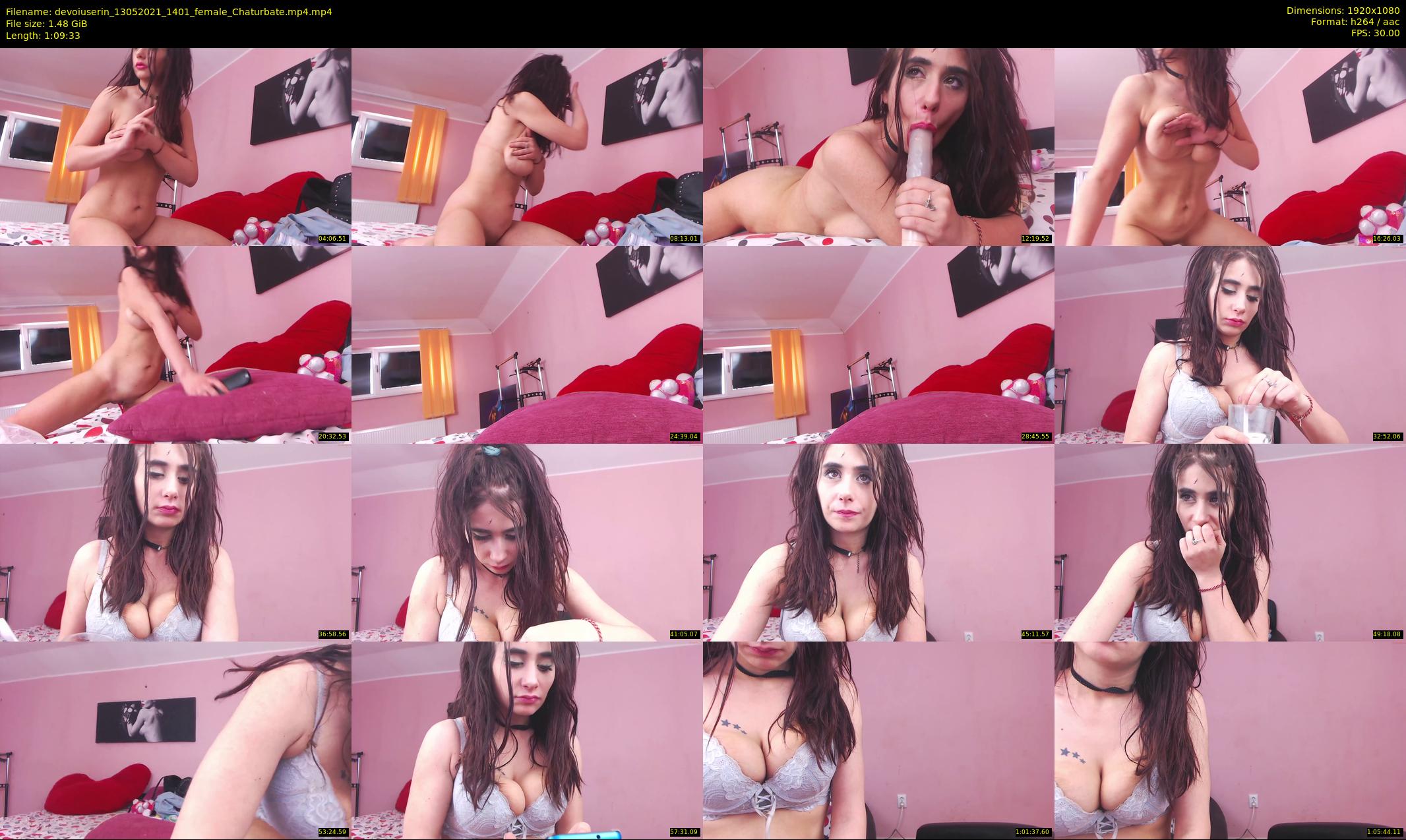 devoiuserin — 70 minute Chaturbate Female strip rec, 1080p, May 13, 2021
