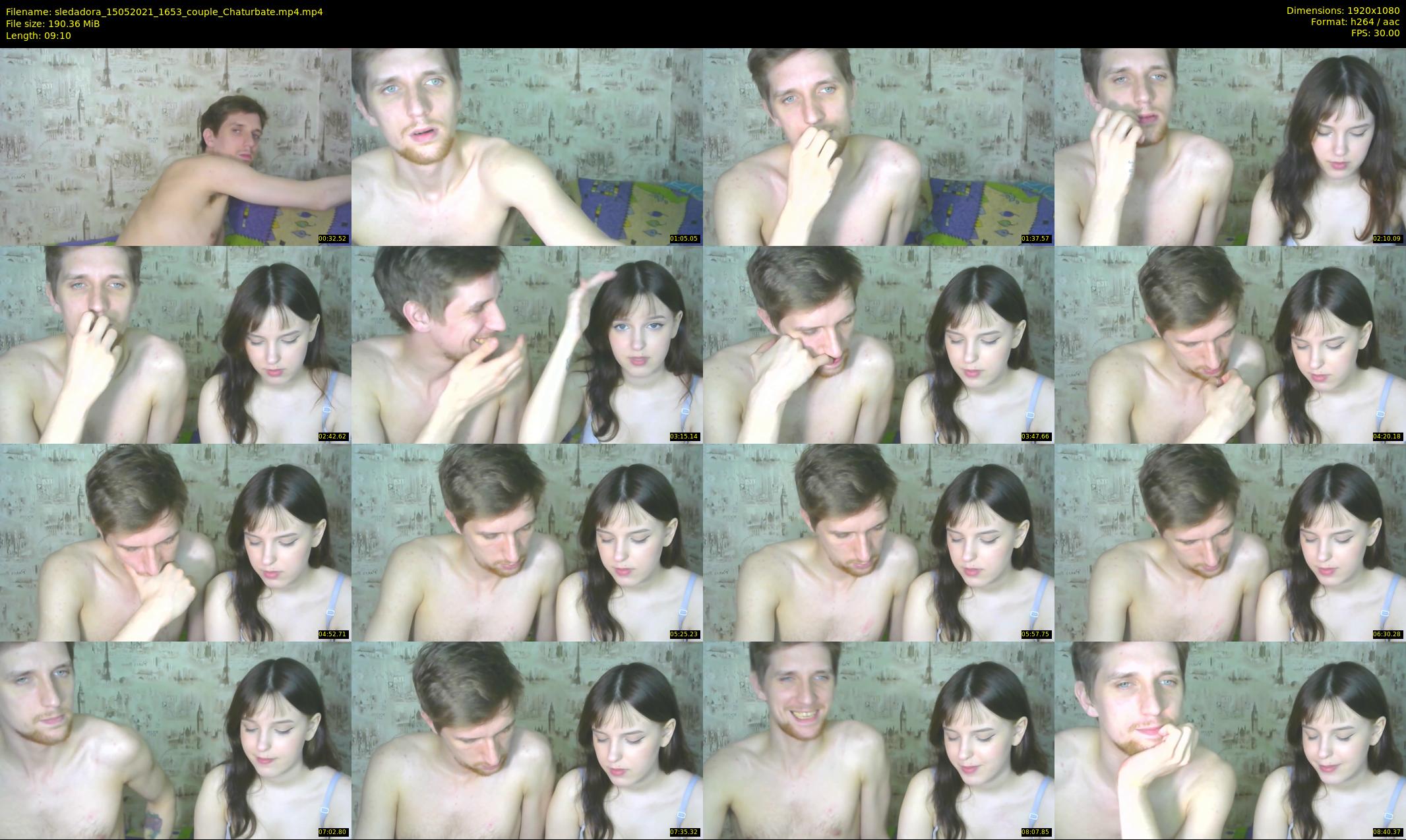 sledadora — 10 minute Chaturbate Couple strip rec, 1080p, May 15, 2021