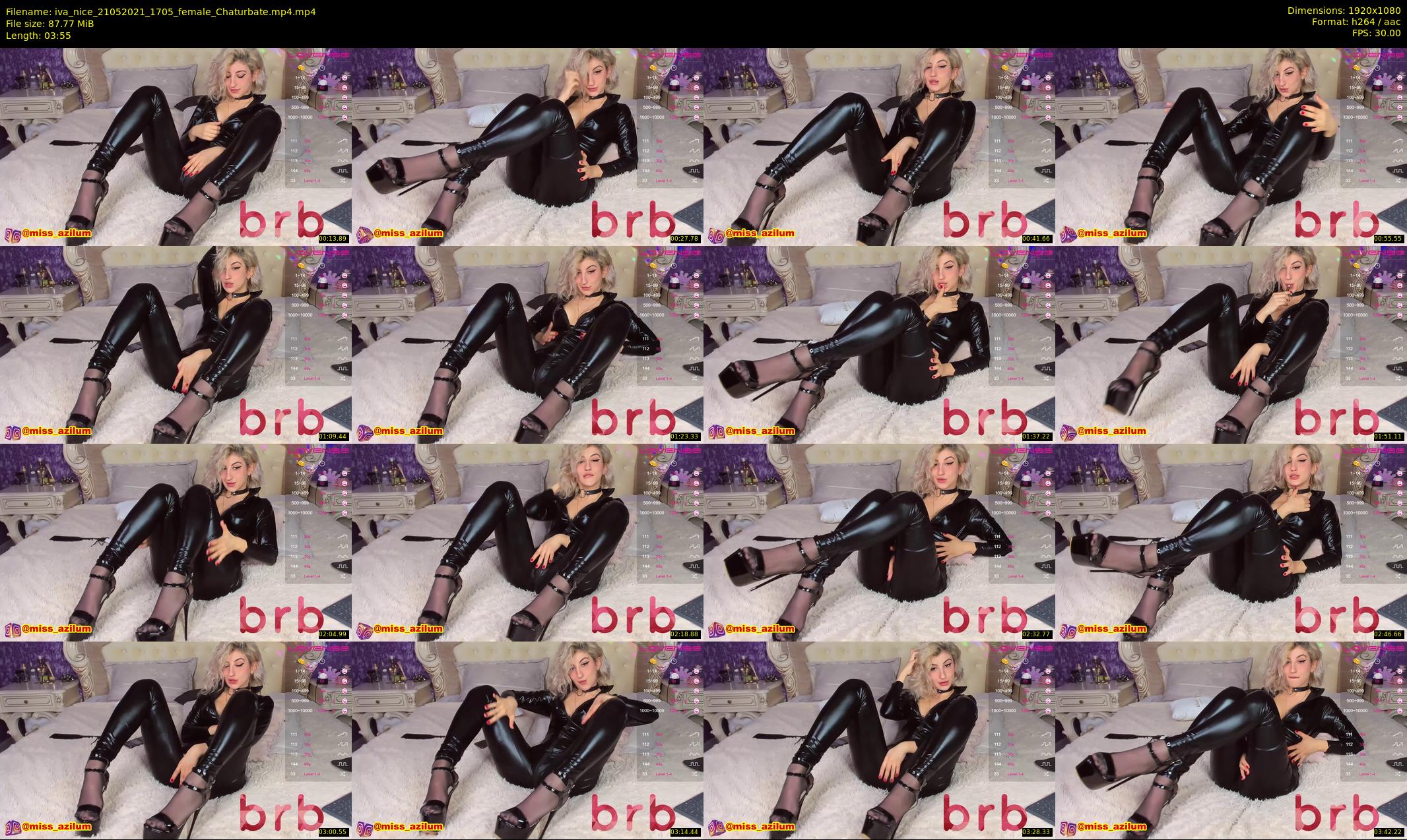 iva_nice — 4 minute Chaturbate Female strip rec, 1080p, May 21, 2021