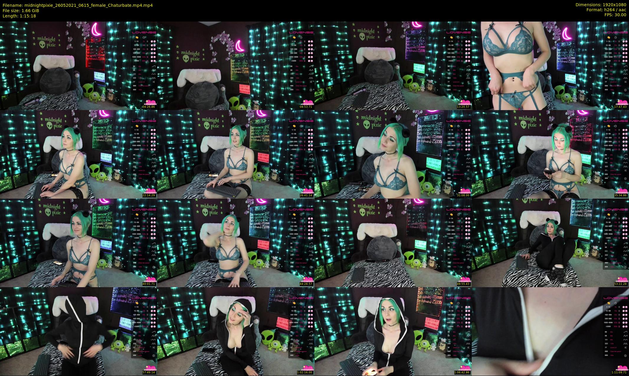 midnightpixie — 76 minute Chaturbate Female strip rec, 1080p, May 26, 2021