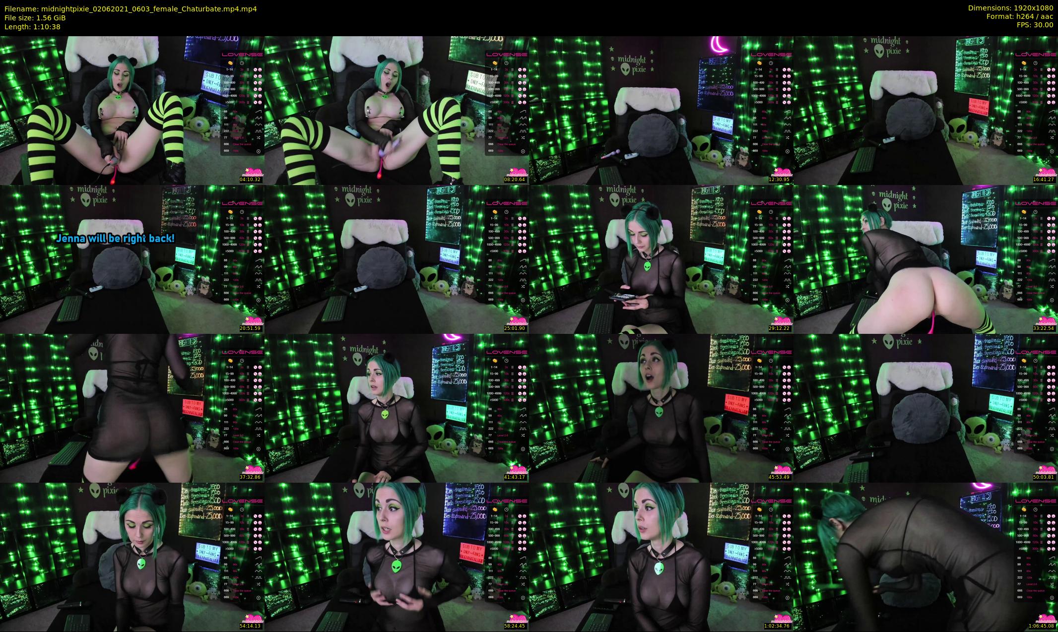 midnightpixie — 71 minute Chaturbate Female strip rec, 1080p, Jun 2, 2021