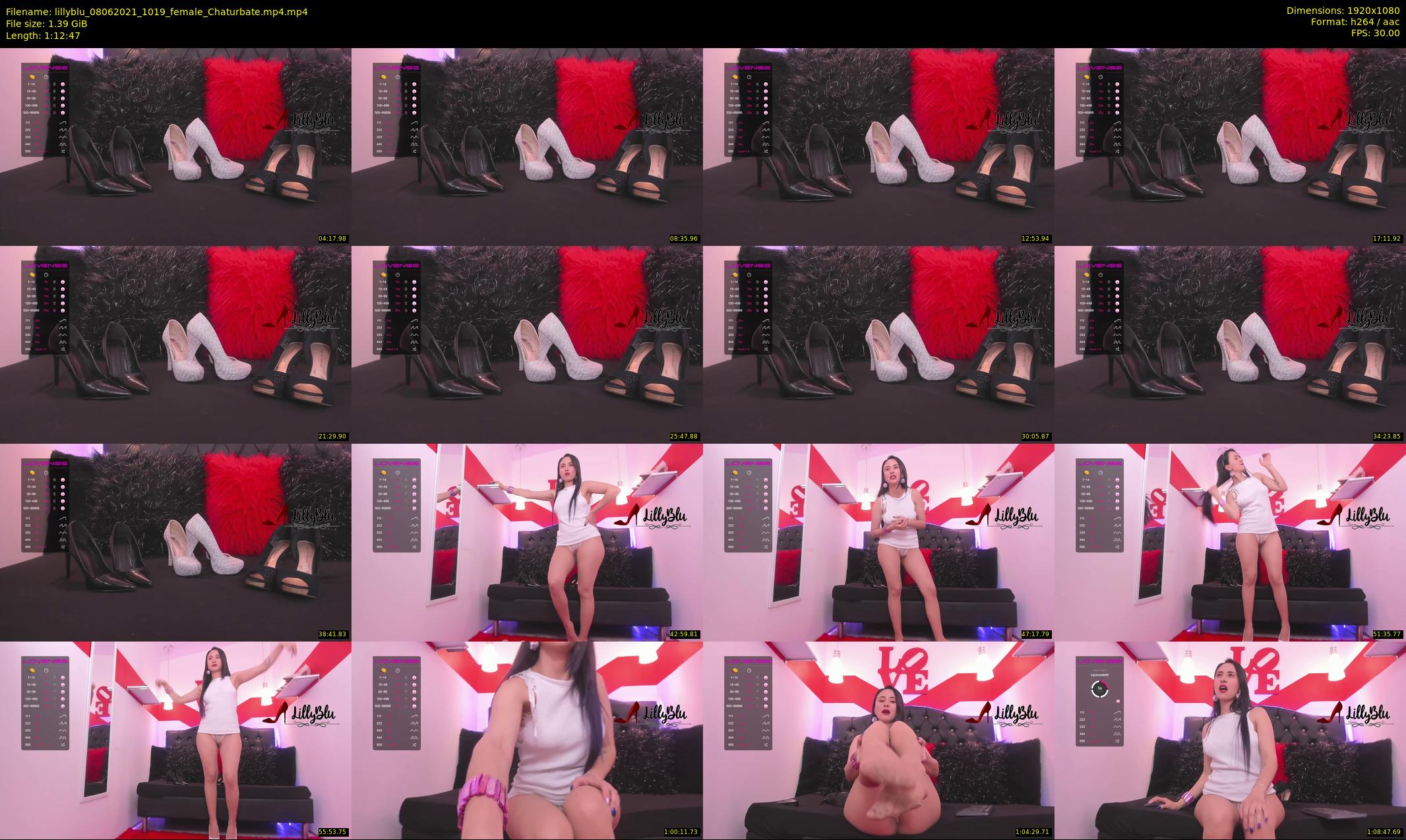 lillyblu — 73 minute Chaturbate Female strip rec, 1080p, Jun 8, 2021