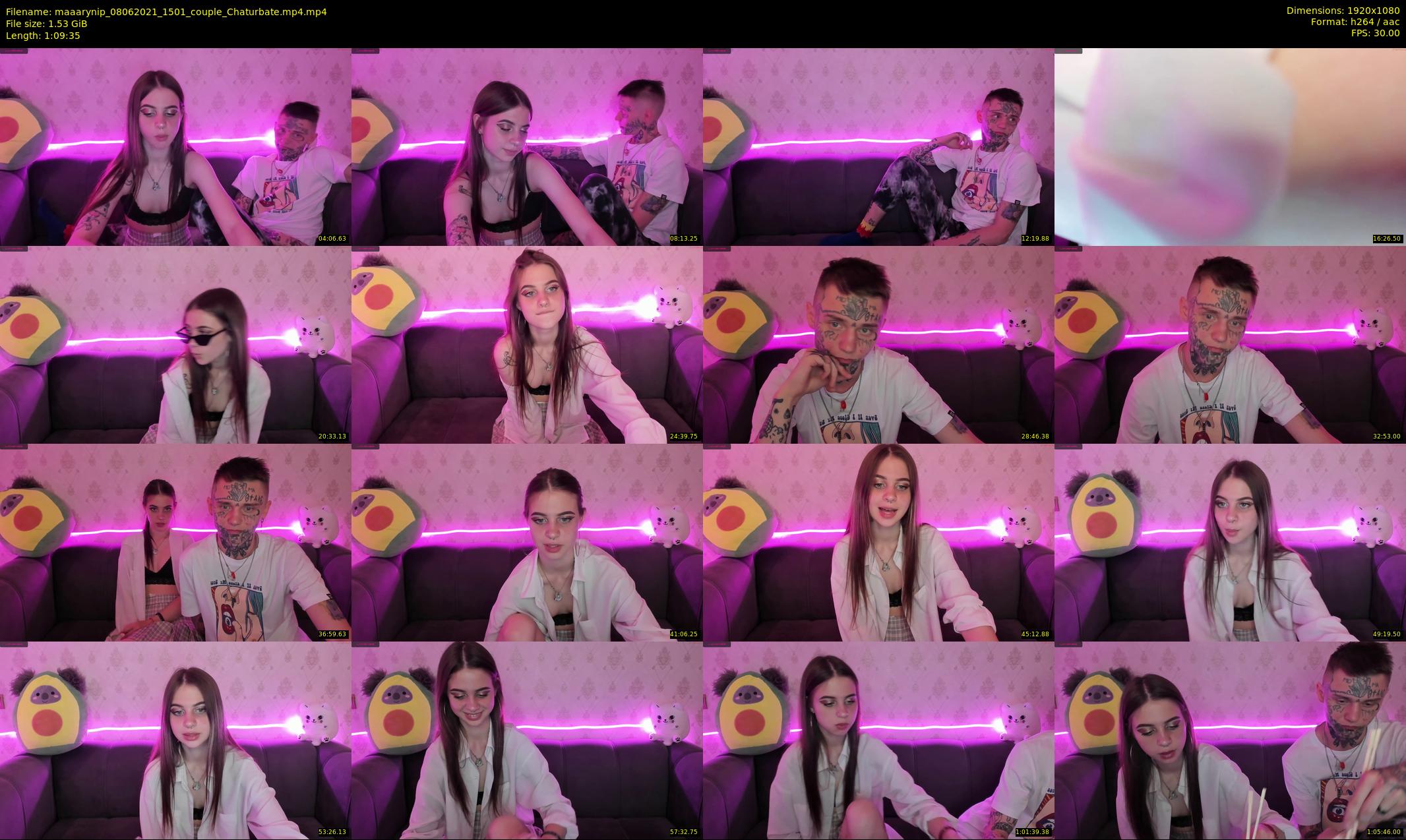maaarynip — 70 minute Chaturbate Couple strip rec, 1080p, Jun 8, 2021