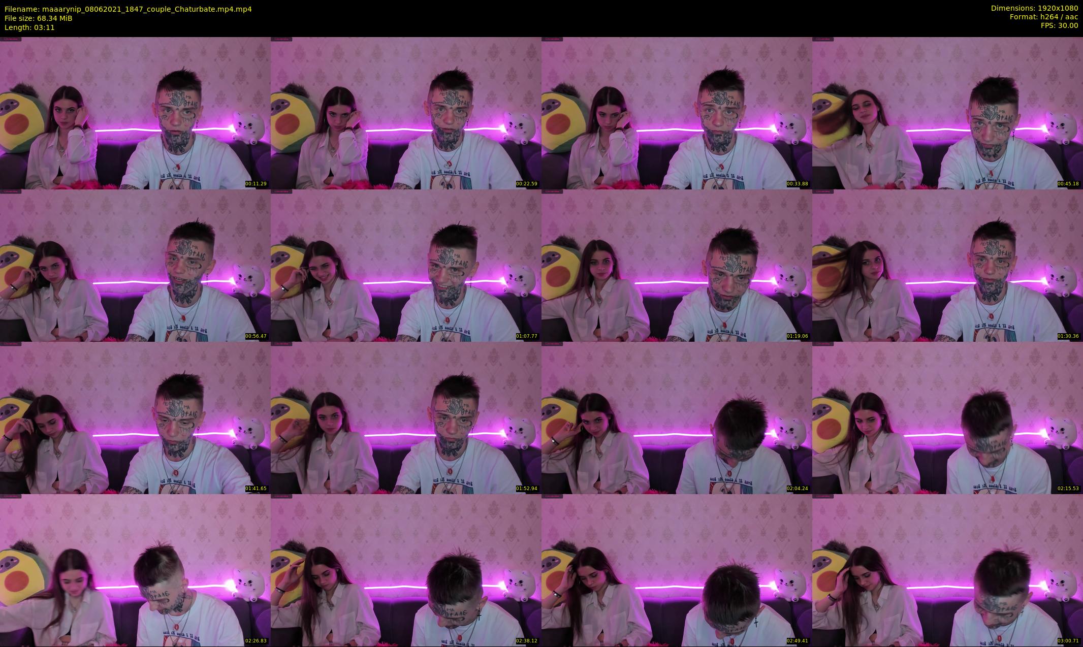 maaarynip — 4 minute Chaturbate Couple strip rec, 1080p, Jun 8, 2021
