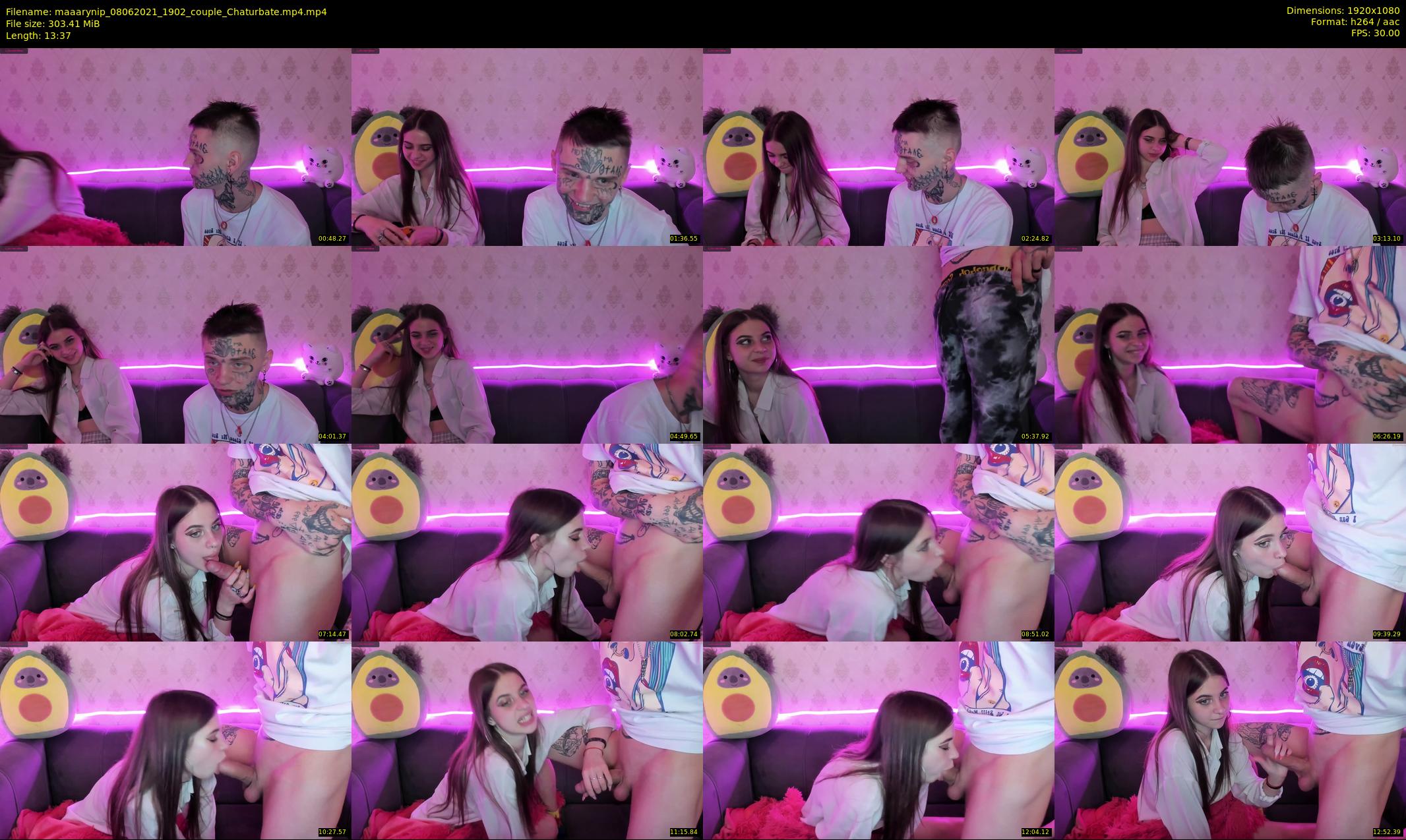 maaarynip — 14 minute Chaturbate Couple strip rec, 1080p, Jun 8, 2021