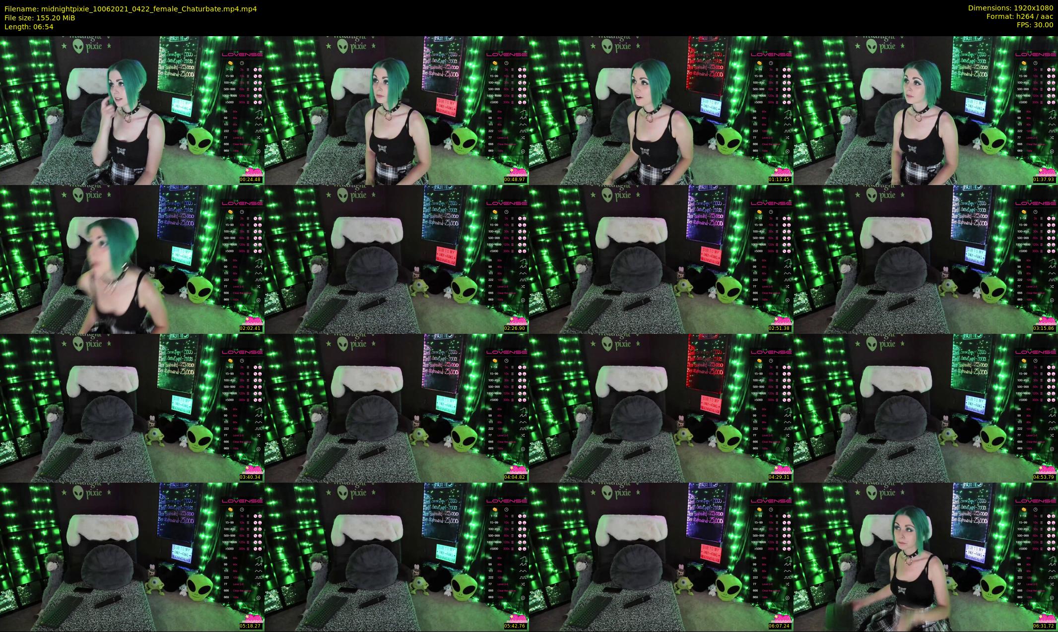 midnightpixie — 7 minute Chaturbate Female strip rec, 1080p, Jun 10, 2021