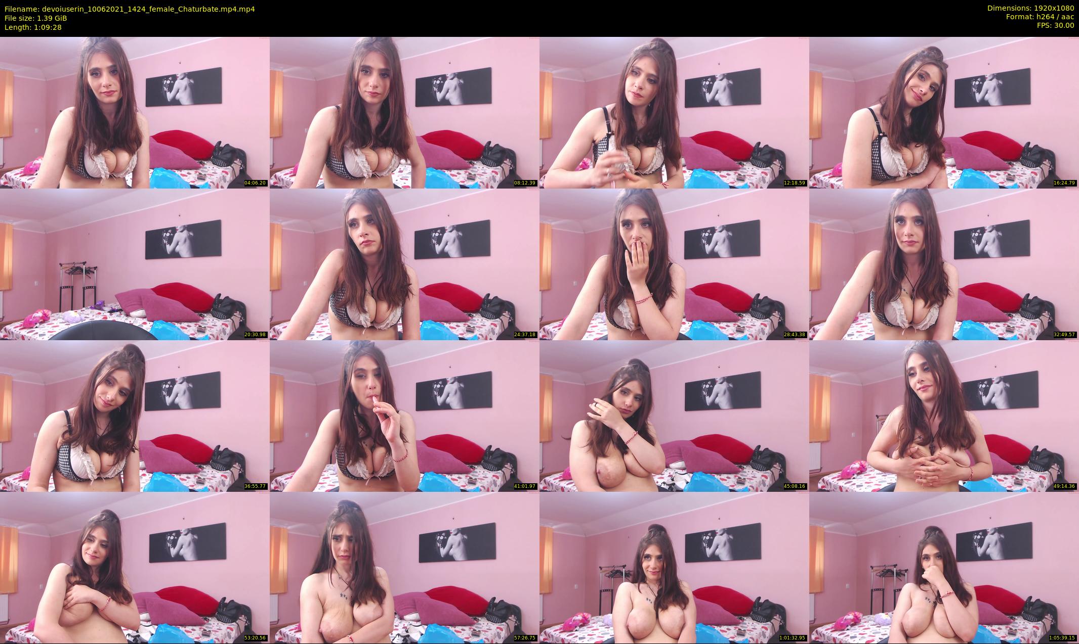 devoiuserin — 70 minute Chaturbate Female strip rec, 1080p, Jun 10, 2021