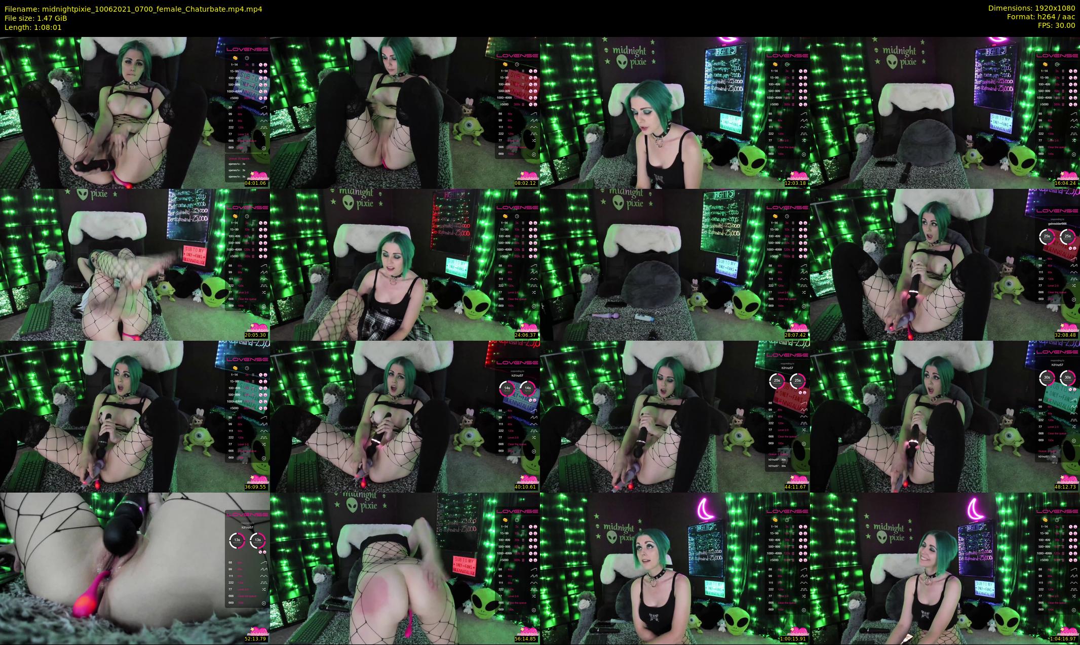 midnightpixie — 69 minute Chaturbate Female strip rec, 1080p, Jun 10, 2021