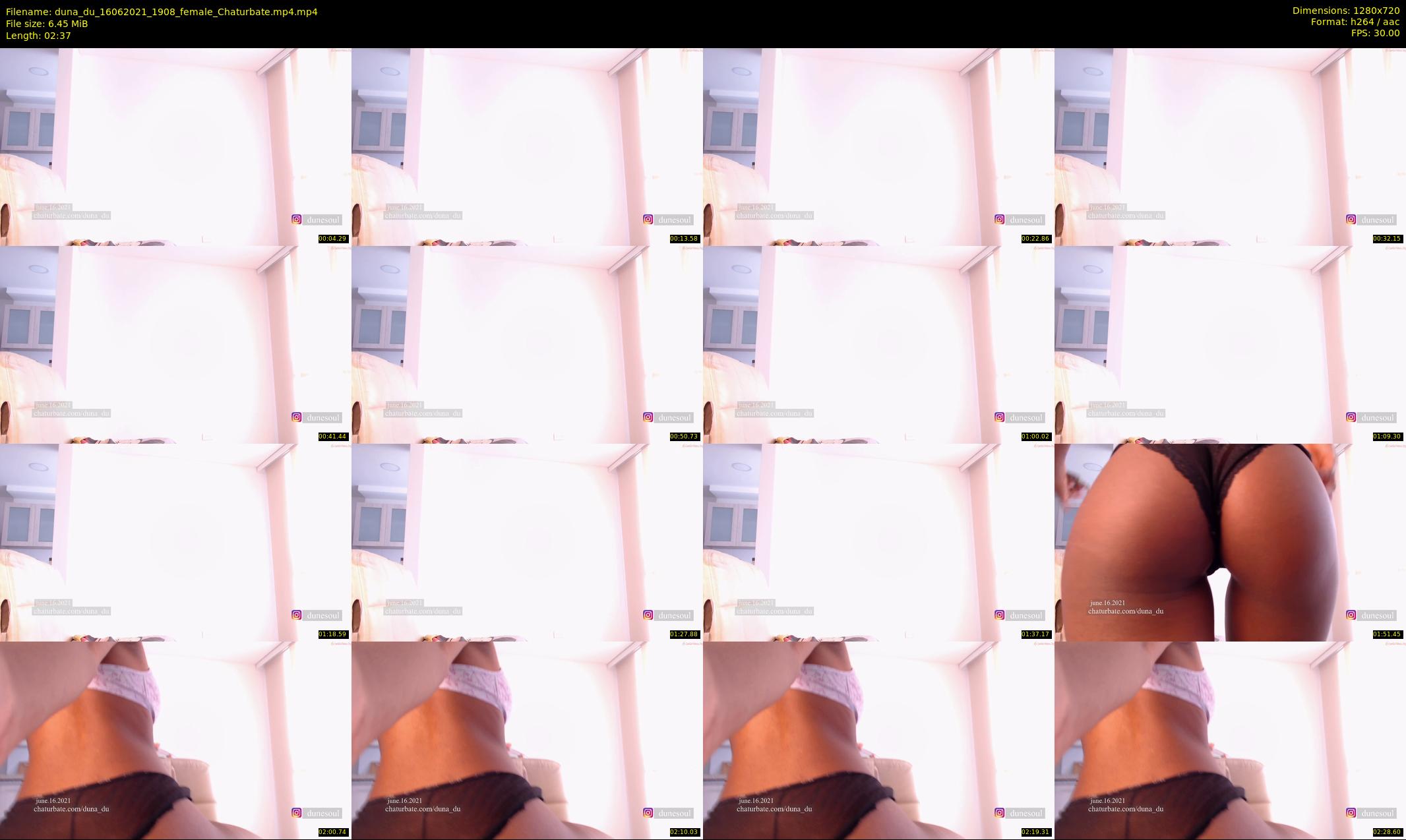duna_du — 3 minute Chaturbate Female strip rec, 720p, Jun 16, 2021