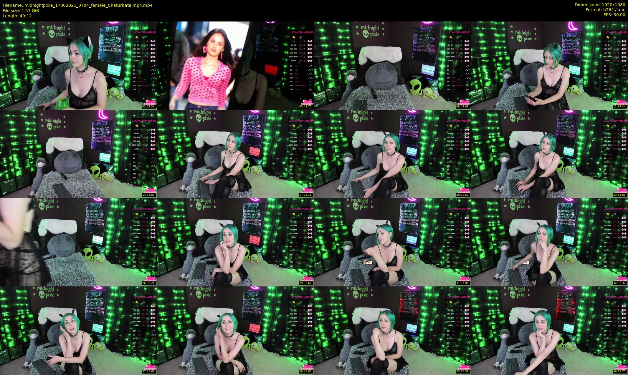 midnightpixie — 50 minute Chaturbate Female strip rec, 1080p, Jun 17, 2021