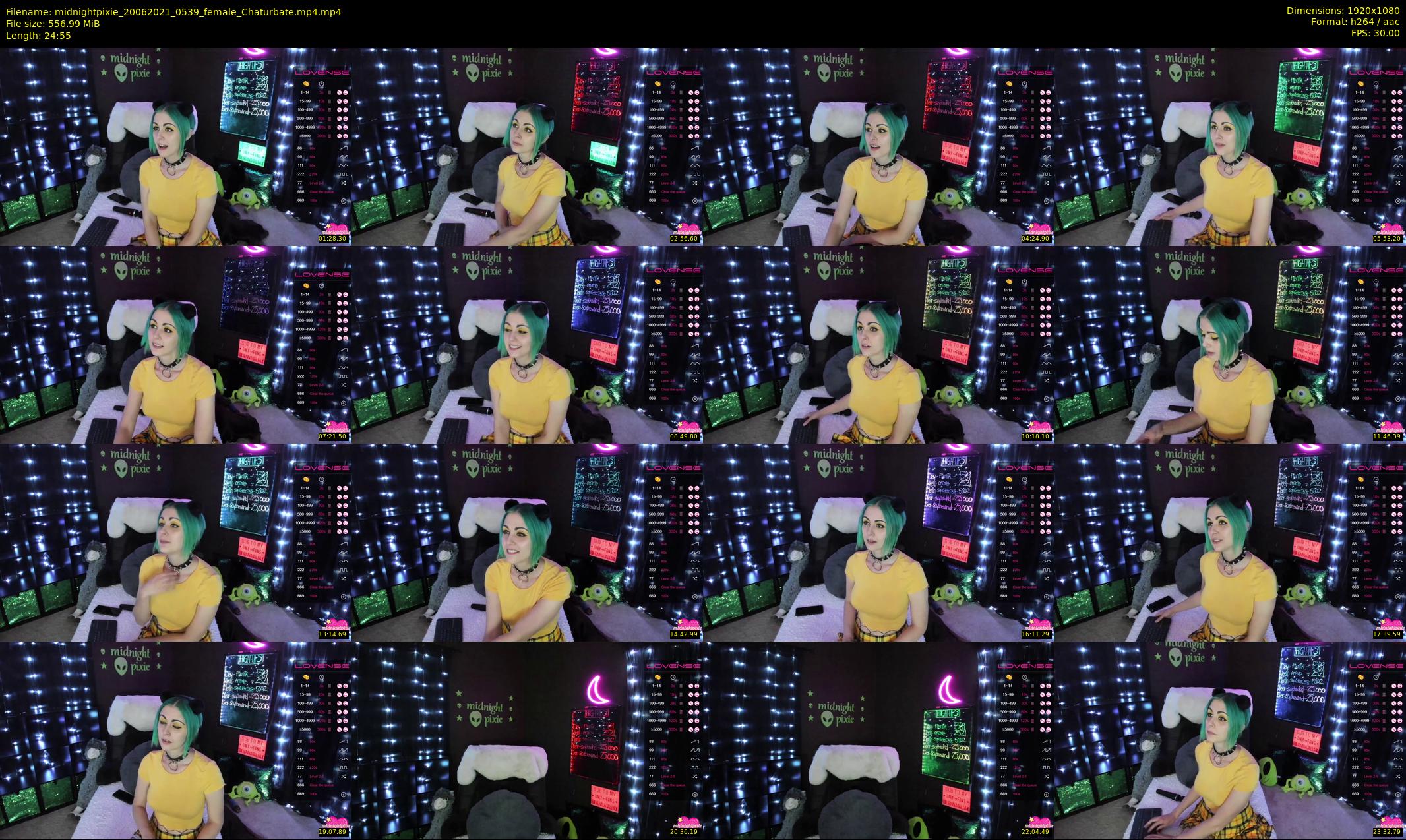 midnightpixie — 25 minute Chaturbate Female strip rec, 1080p, Jun 20, 2021