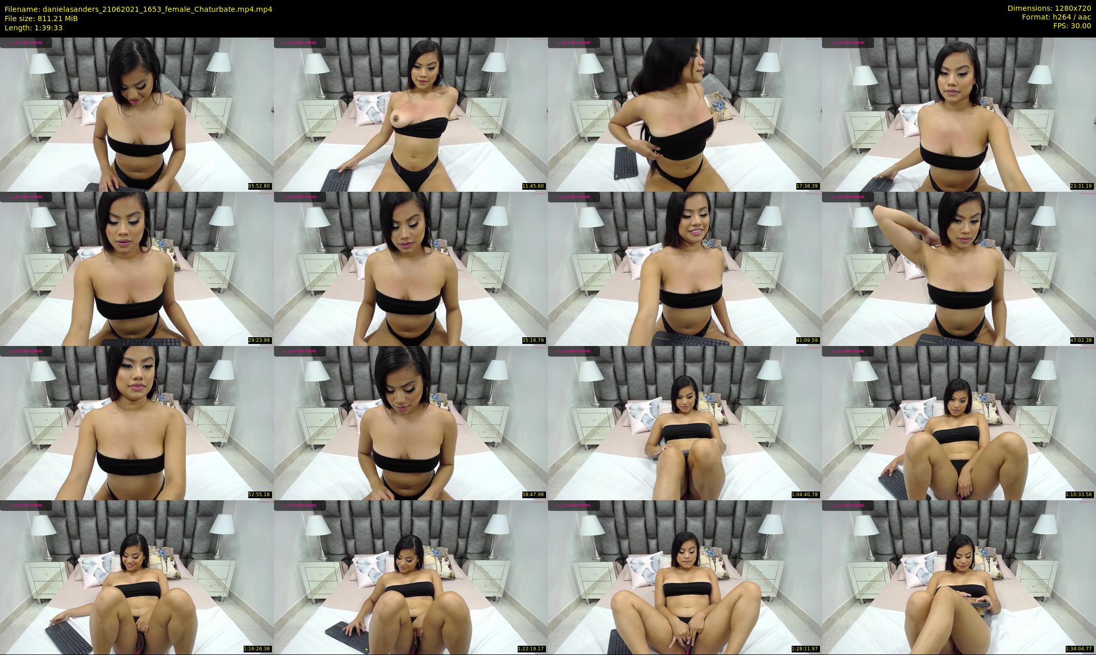 danielasanders — 100 minute Chaturbate Female strip rec, 720p, Jun 21, 2021
