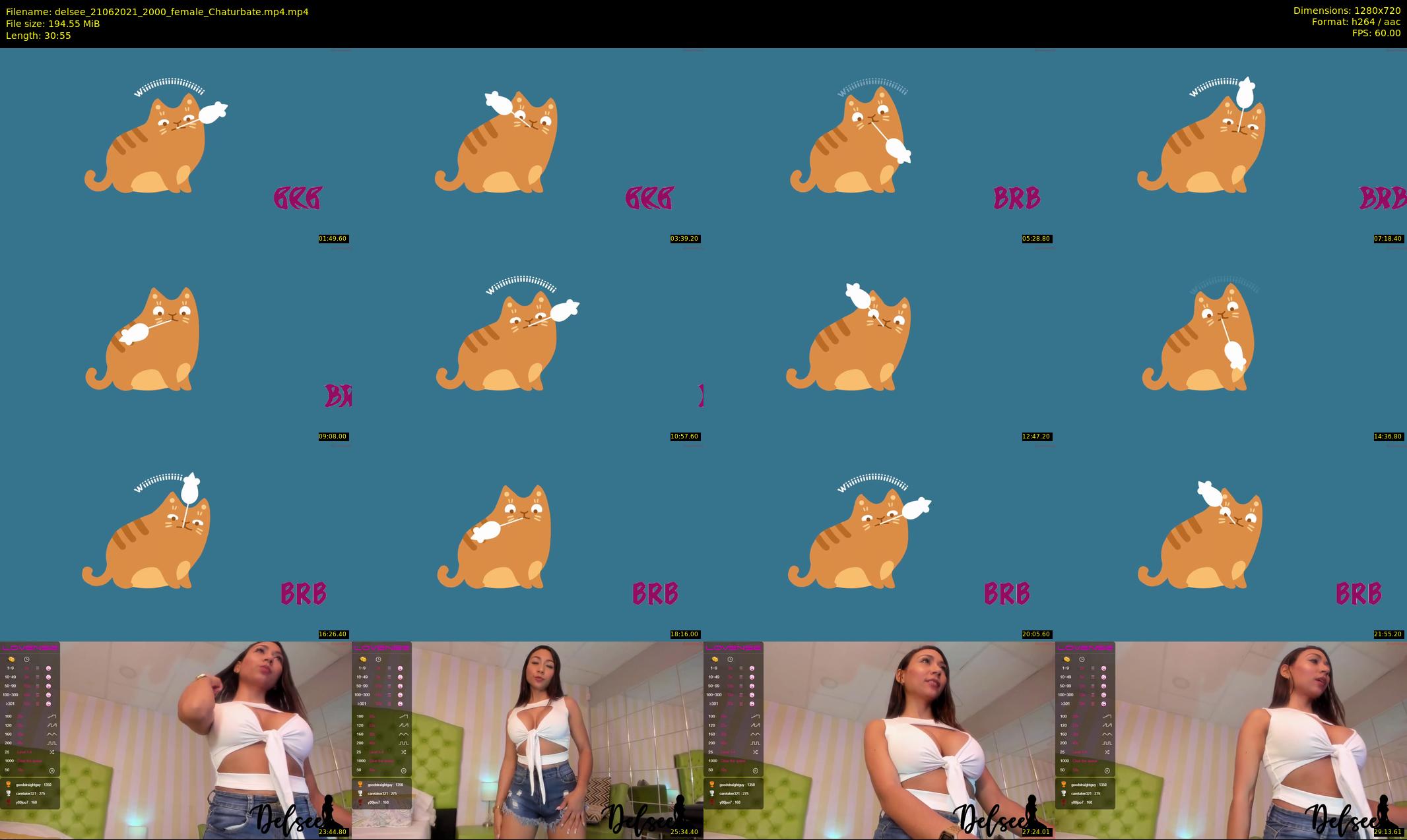 delsee — 31 minute Chaturbate Female strip rec, 720p, Jun 21, 2021