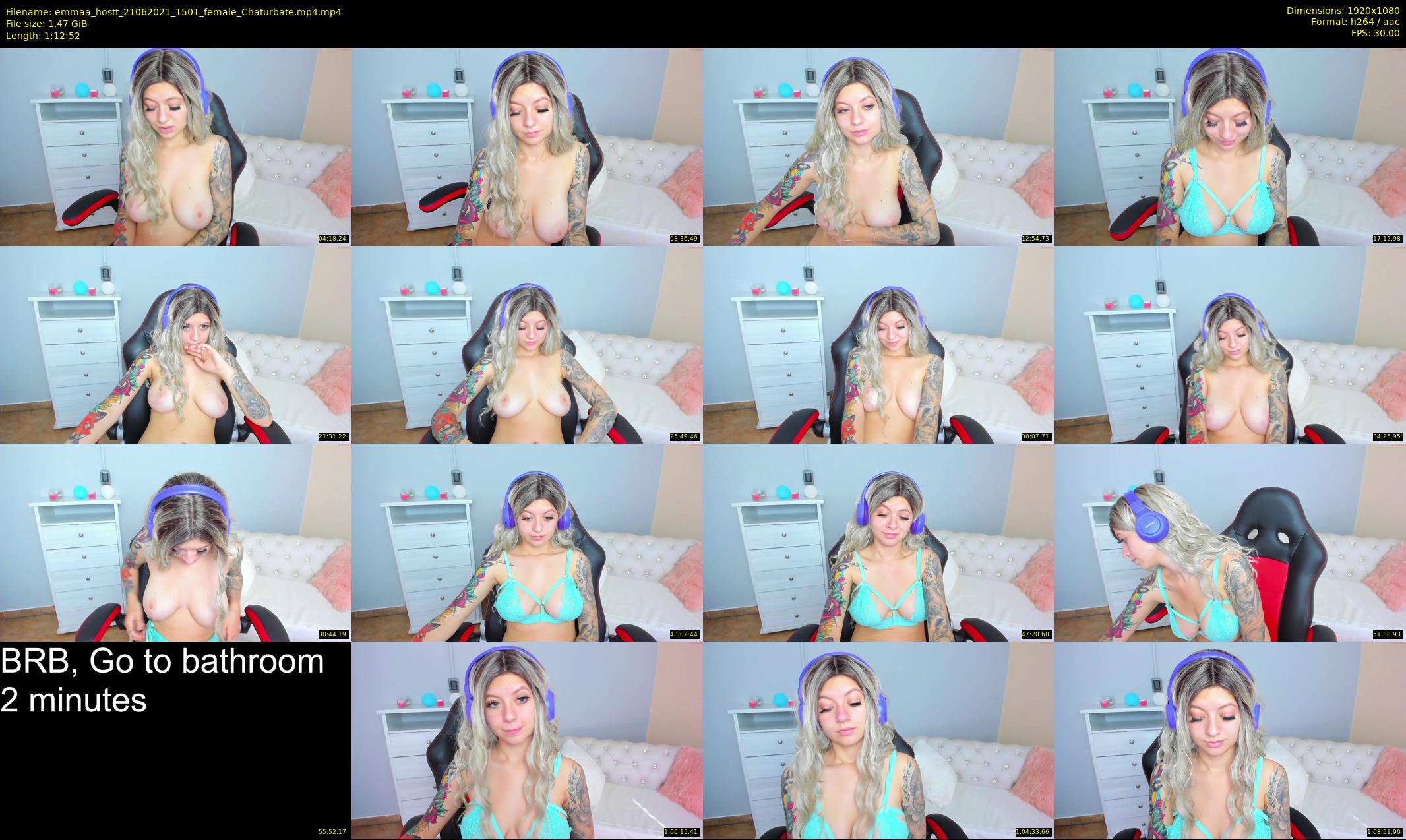 emmaa_hostt — 73 minute Chaturbate Female strip rec, 1080p, Jun 21, 2021