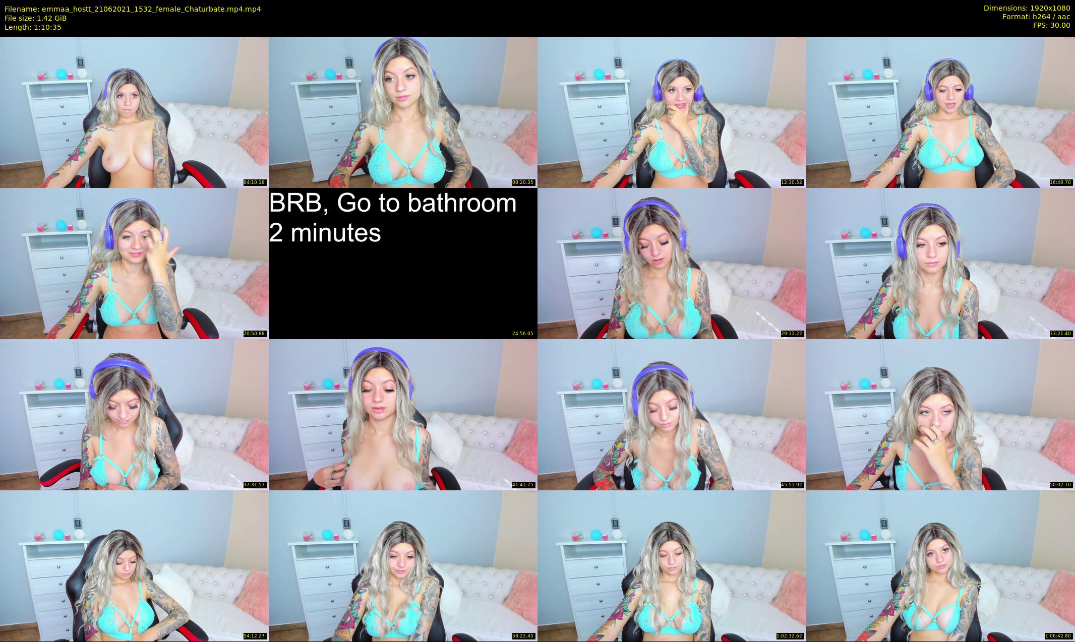 emmaa_hostt — 71 minute Chaturbate Female strip rec, 1080p, Jun 21, 2021