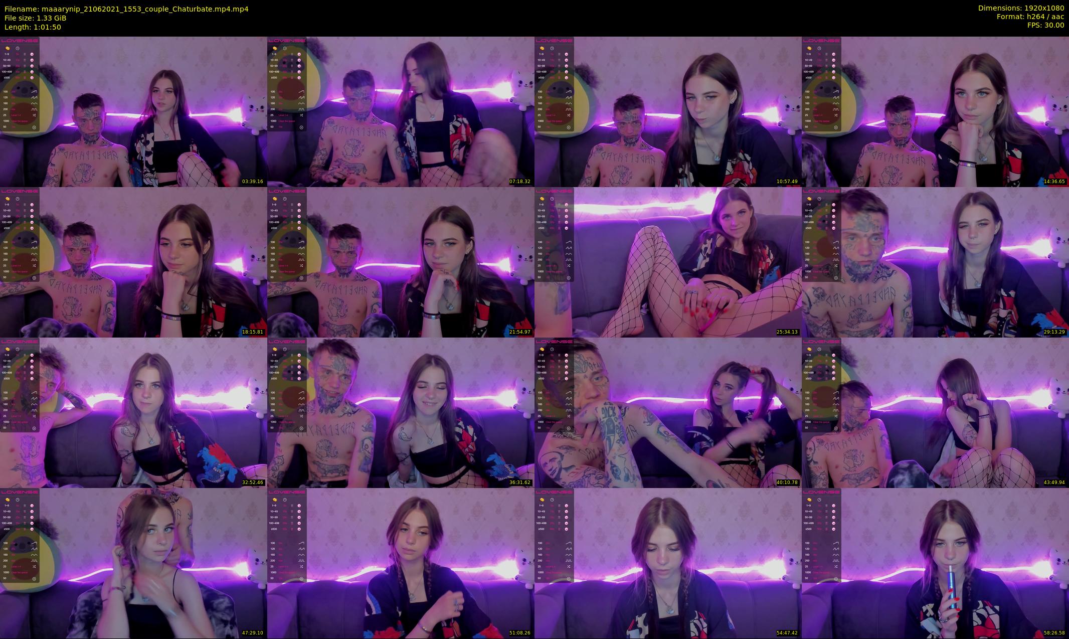 maaarynip — 62 minute Chaturbate Couple strip rec, 1080p, Jun 21, 2021