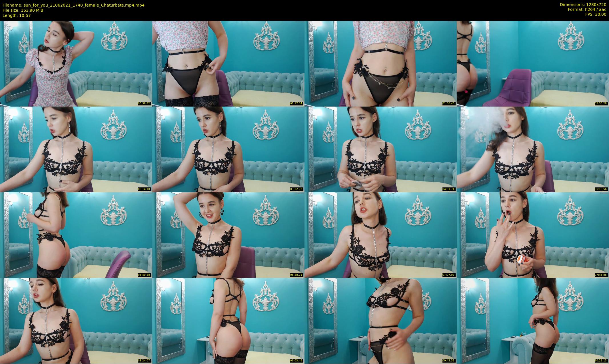 sun_for_you — 11 minute Chaturbate Female strip rec, 720p, Jun 21, 2021