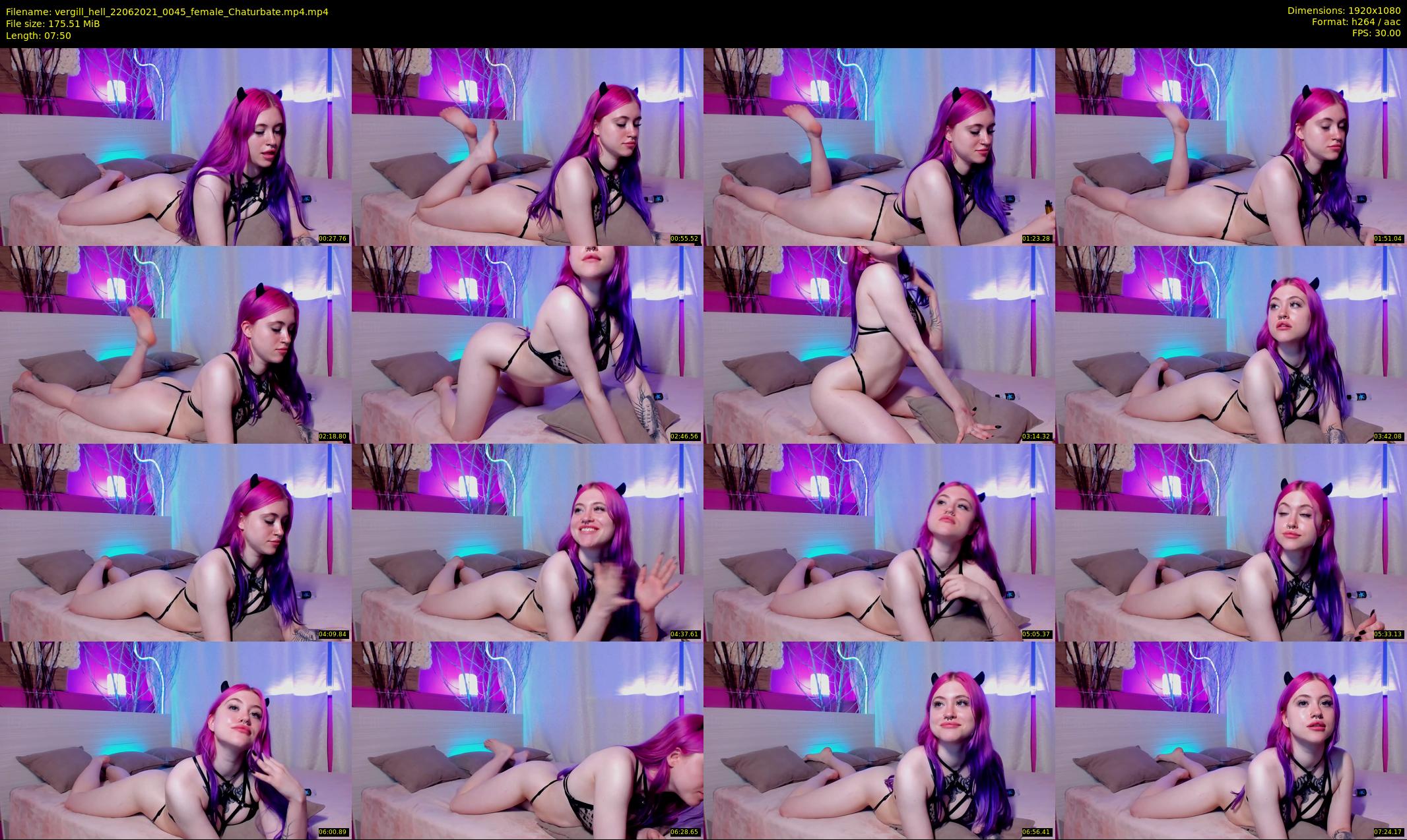 vergill_hell — 8 minute Chaturbate Female strip rec, 1080p, Jun 22, 2021