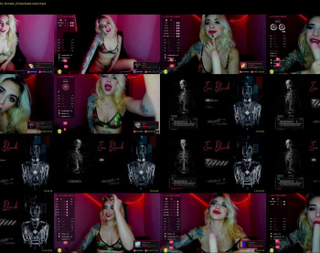 evablack_ — Chaturbate Female strip rec, Jun 22, 2021 17:32