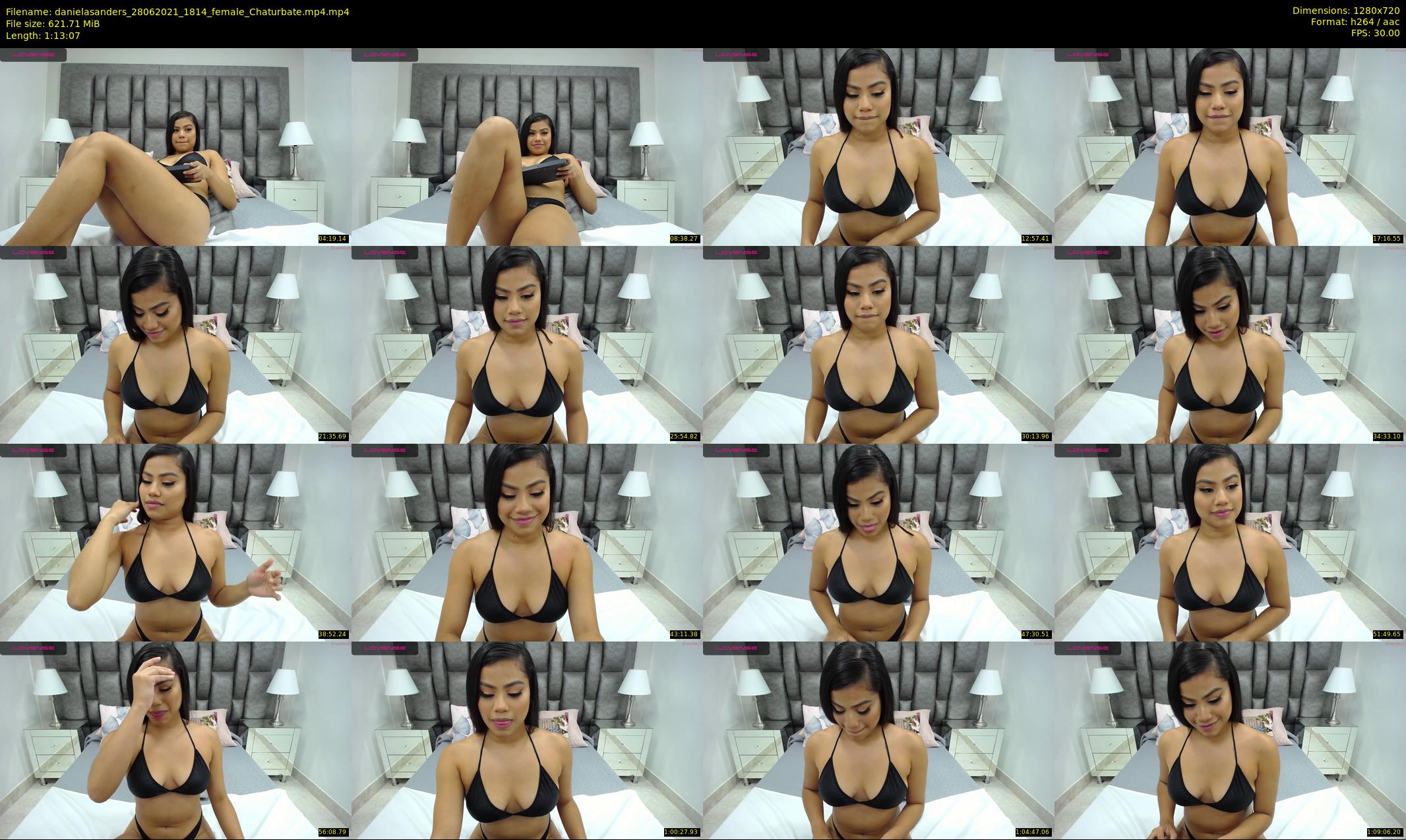 danielasanders — 74 minute Chaturbate Female strip rec, 720p, Jun 28, 2021