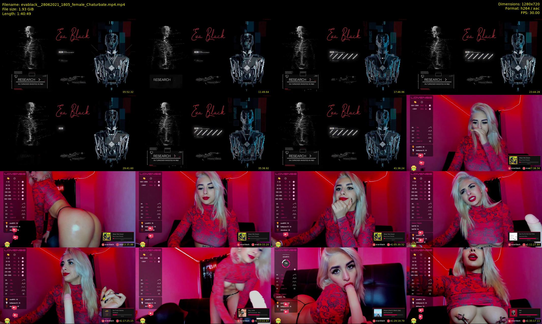 evablack_ — 101 minute Chaturbate Female strip rec, 720p, Jun 28, 2021
