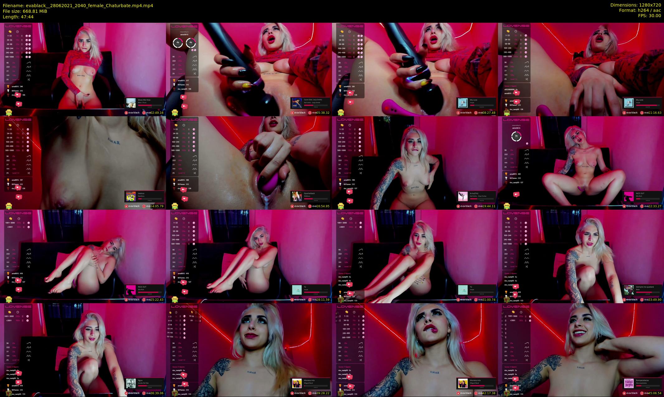 evablack_ — 48 minute Chaturbate Female strip rec, 720p, Jun 28, 2021