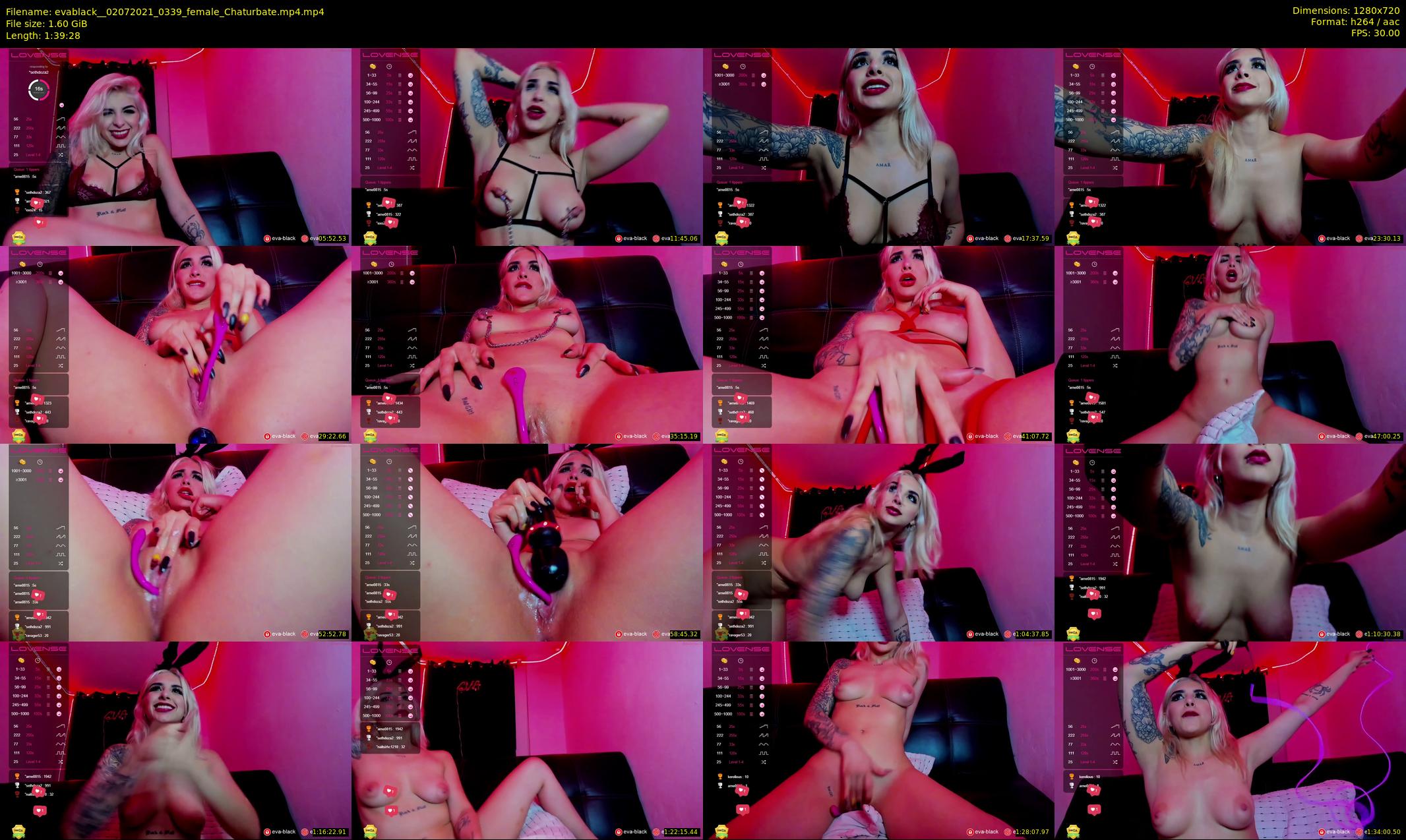 evablack_ — 100 minute Chaturbate Female strip rec, 720p, Jul 2, 2021