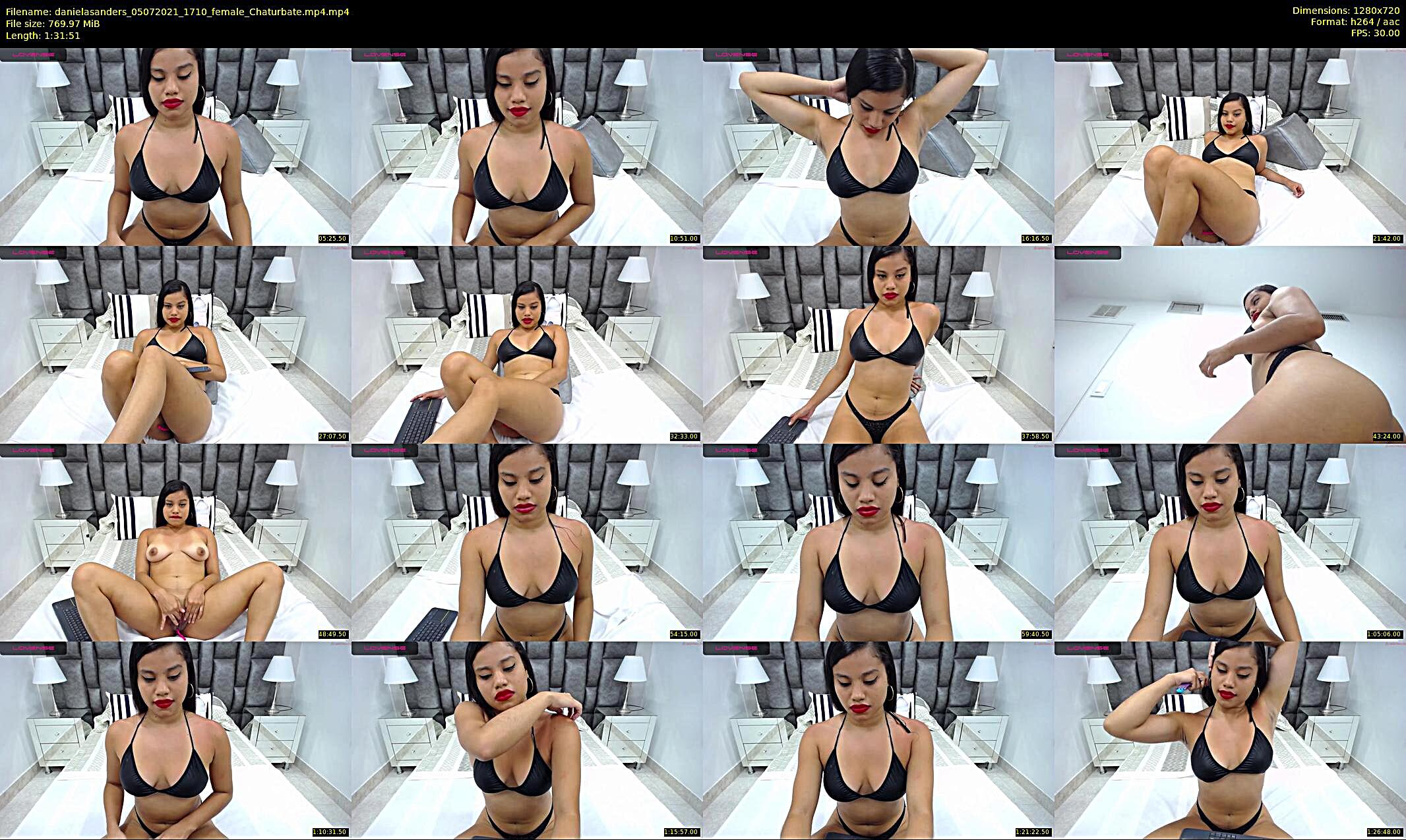 danielasanders — 92 minute Chaturbate Female strip rec, 720p, Jul 5, 2021
