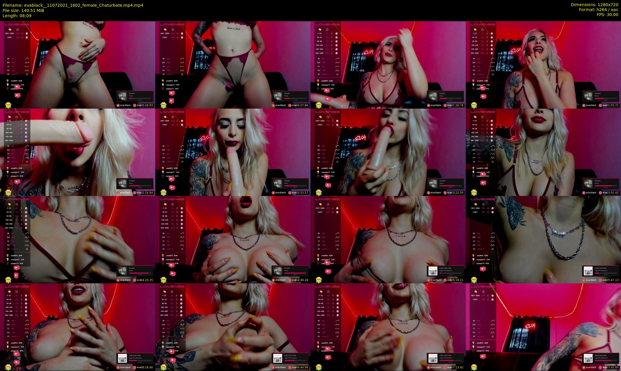 evablack_ — 9 minute Chaturbate Female strip rec, 720p, Jul 11, 2021