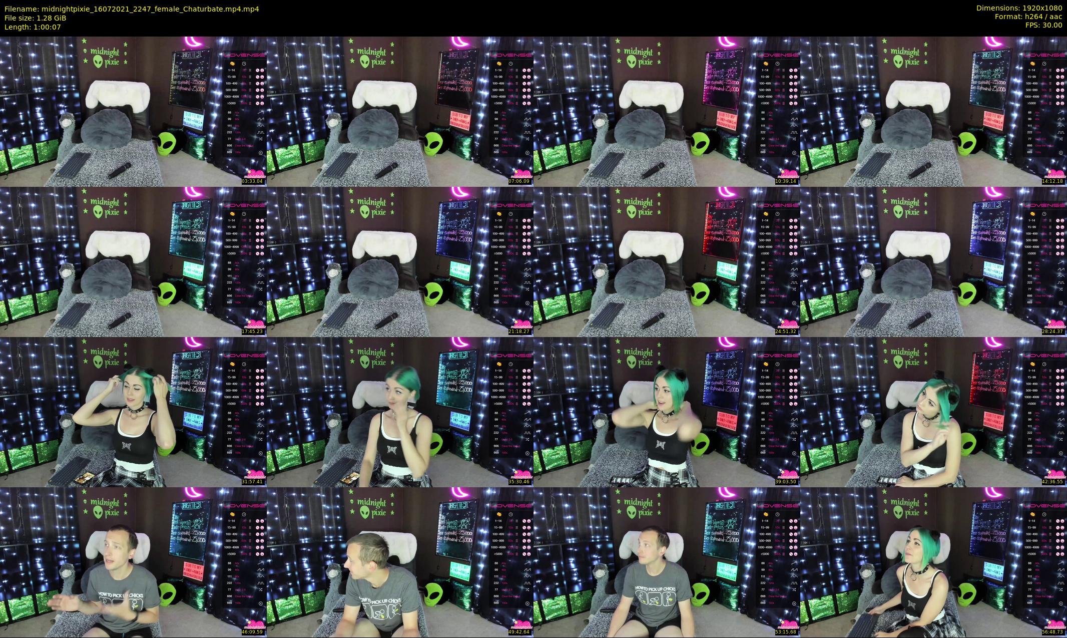 midnightpixie — 61 minute Chaturbate Female strip rec, 1080p, Jul 16, 2021
