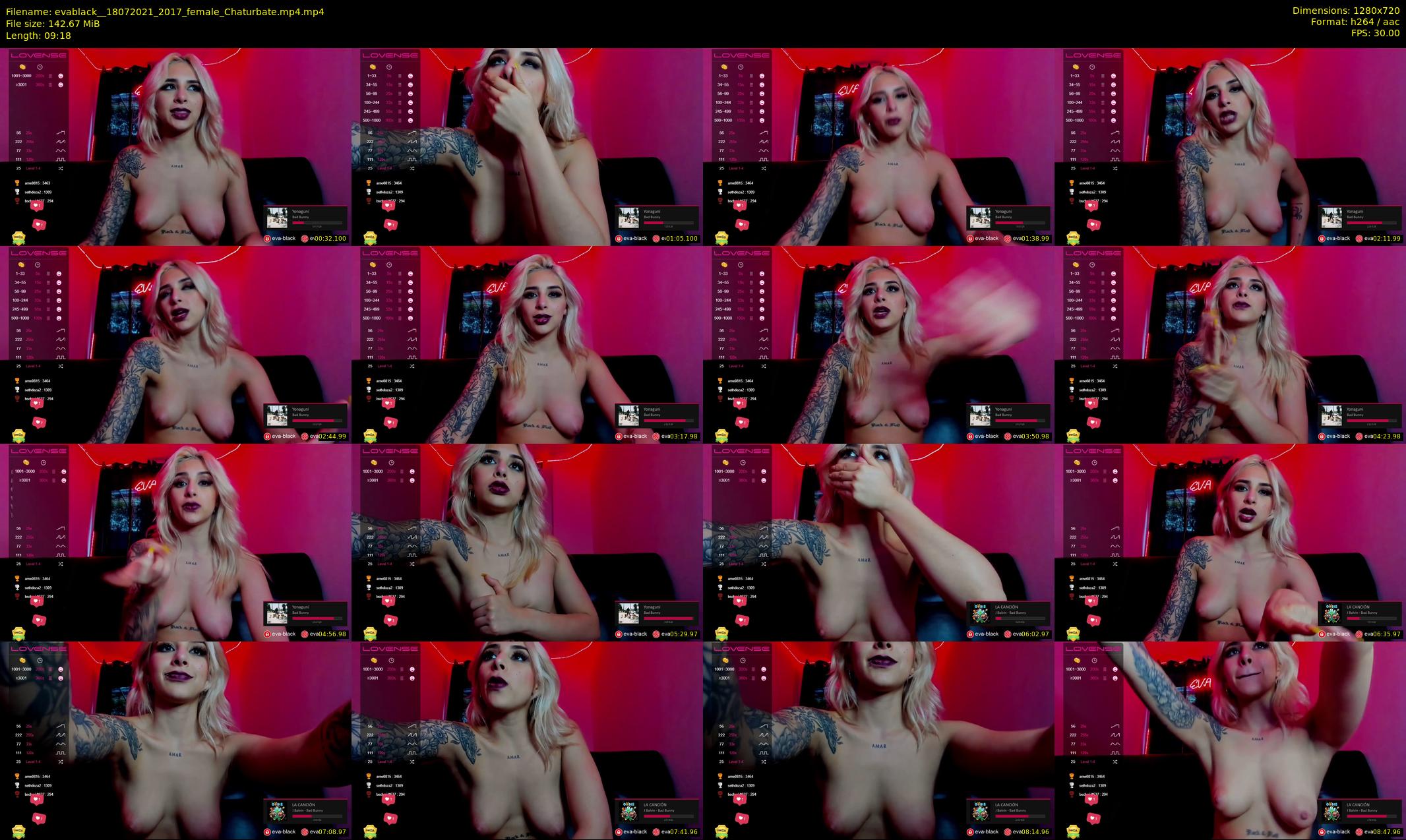 evablack_ — 10 minute Chaturbate Female strip rec, 720p, Jul 18, 2021
