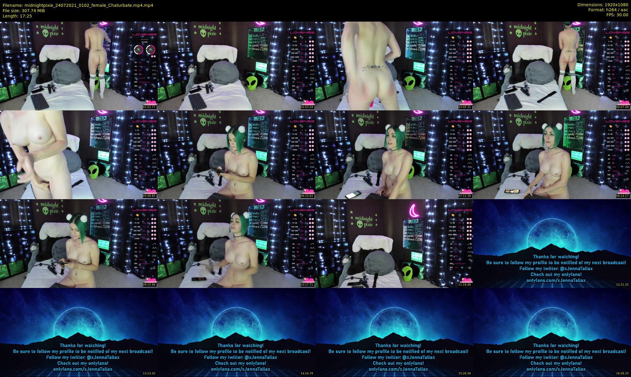 midnightpixie — 18 minute Chaturbate Female strip rec, 1080p, Jul 24, 2021