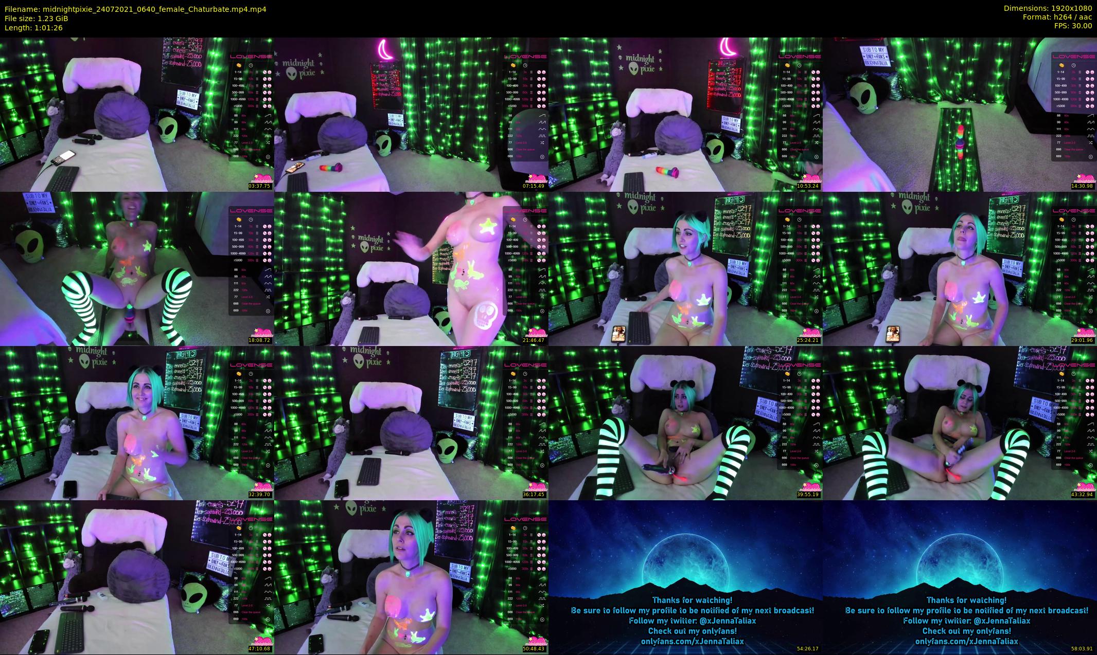 midnightpixie — 62 minute Chaturbate Female strip rec, 1080p, Jul 24, 2021