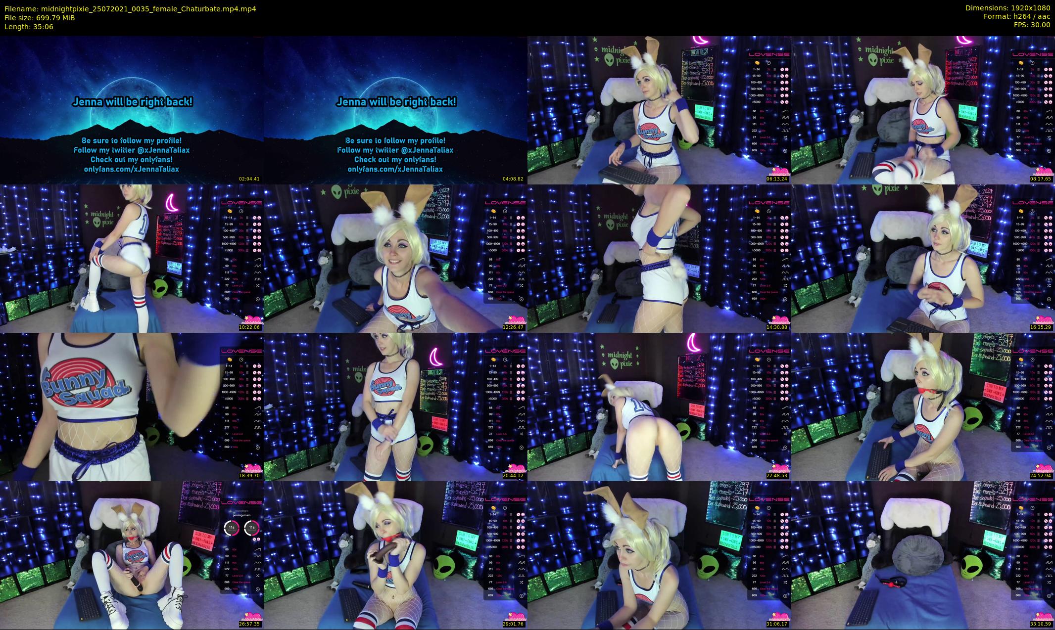 midnightpixie — 36 minute Chaturbate Female strip rec, 1080p, Jul 25, 2021
