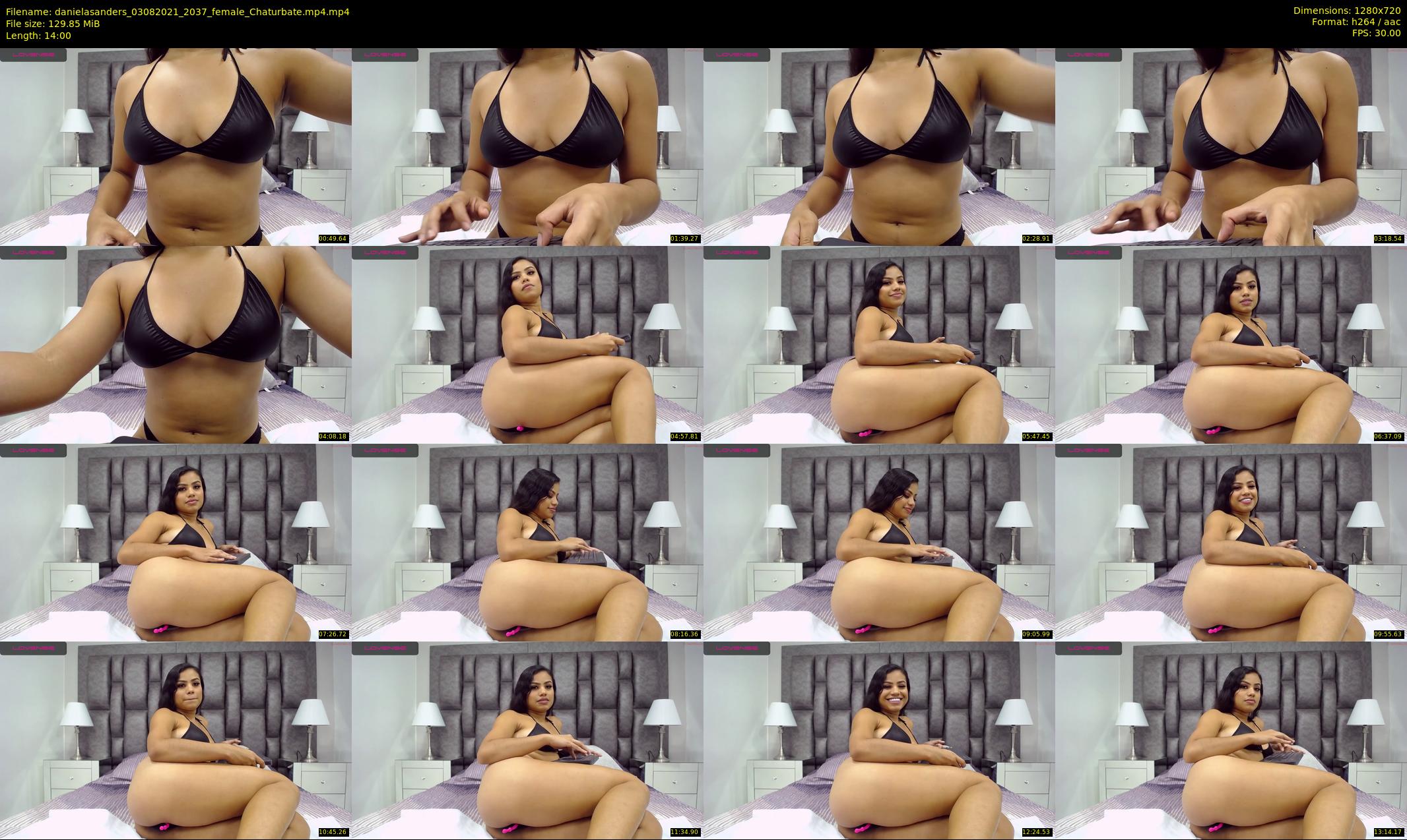 danielasanders — 14 minute Chaturbate Female strip rec, 720p, Aug 3, 2021
