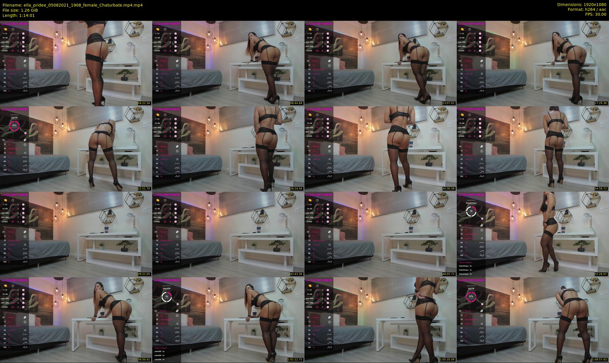 ella_pridee — 75 minute Chaturbate Female strip rec, 1080p, Aug 5, 2021