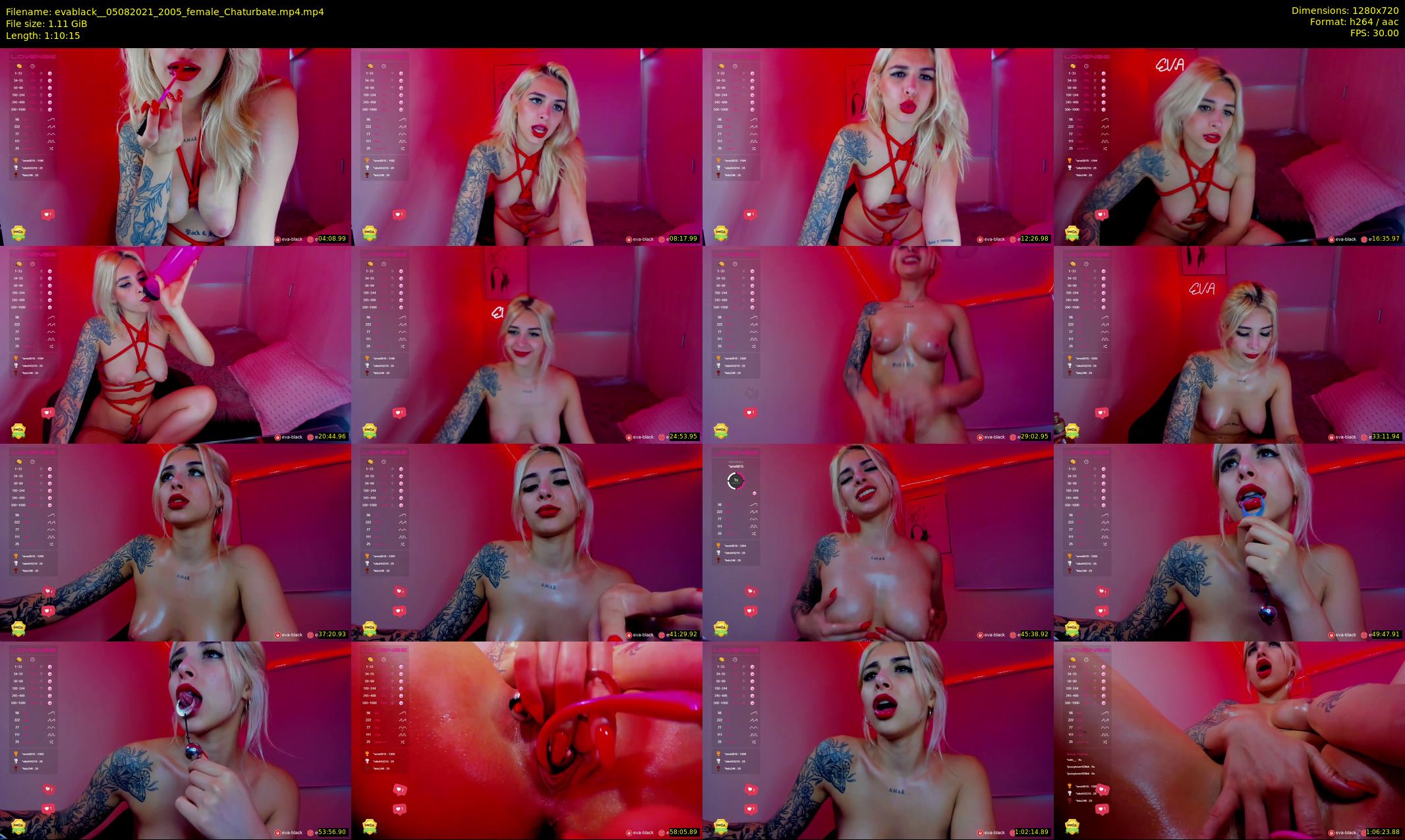 evablack_ — 71 minute Chaturbate Female strip rec, 720p, Aug 5, 2021