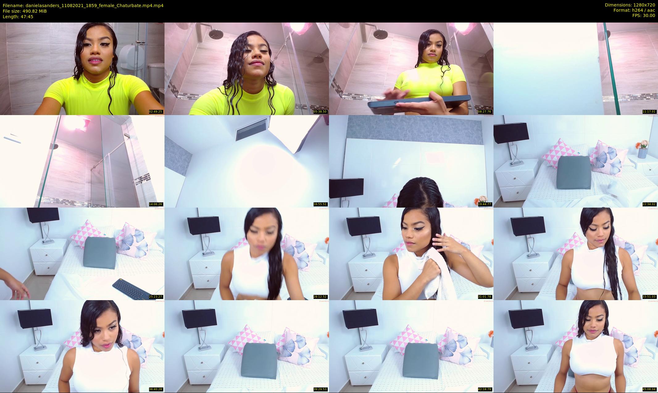 danielasanders — 48 minute Chaturbate Female strip rec, 720p, Aug 11, 2021