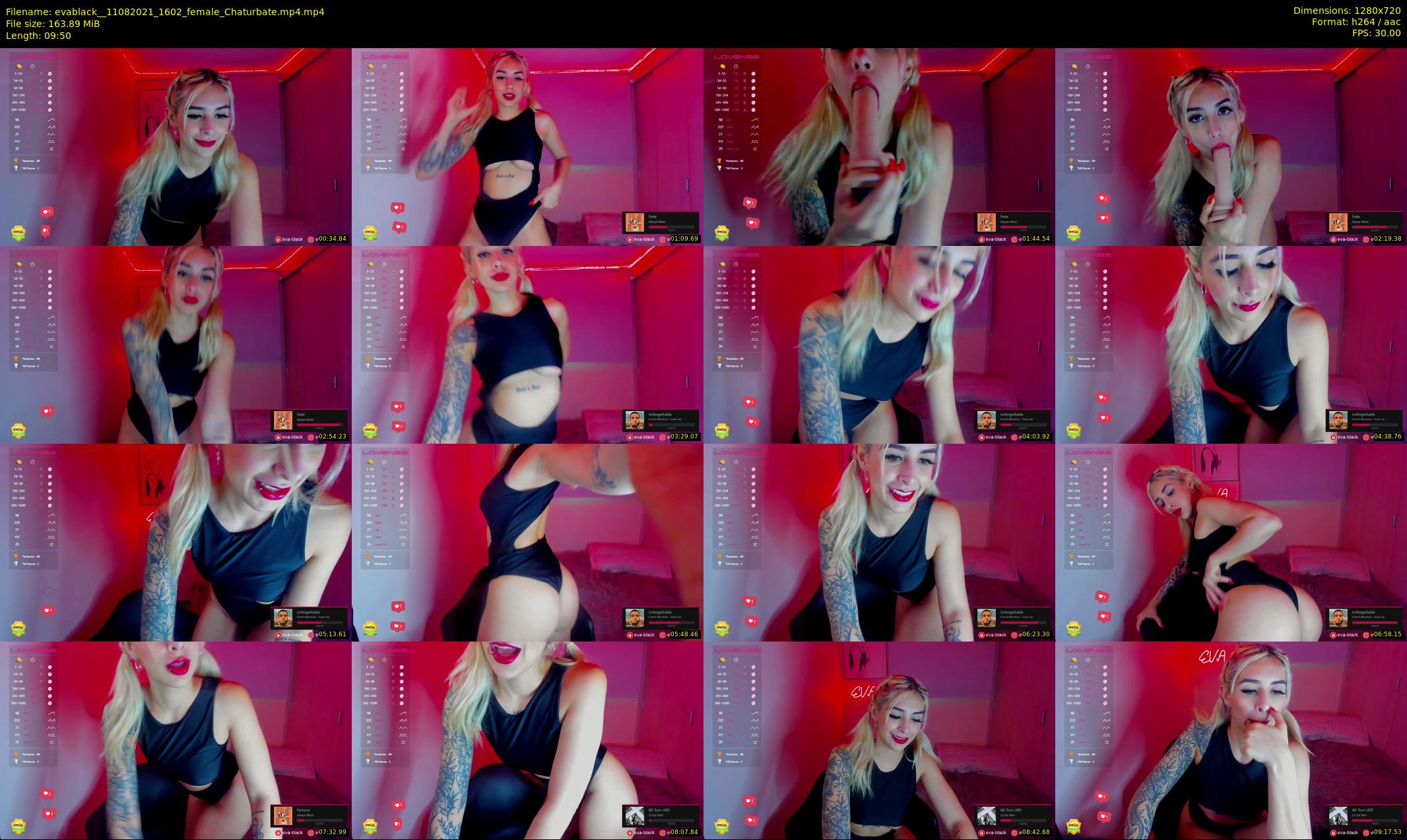evablack_ — 10 minute Chaturbate Female strip rec, 720p, Aug 11, 2021