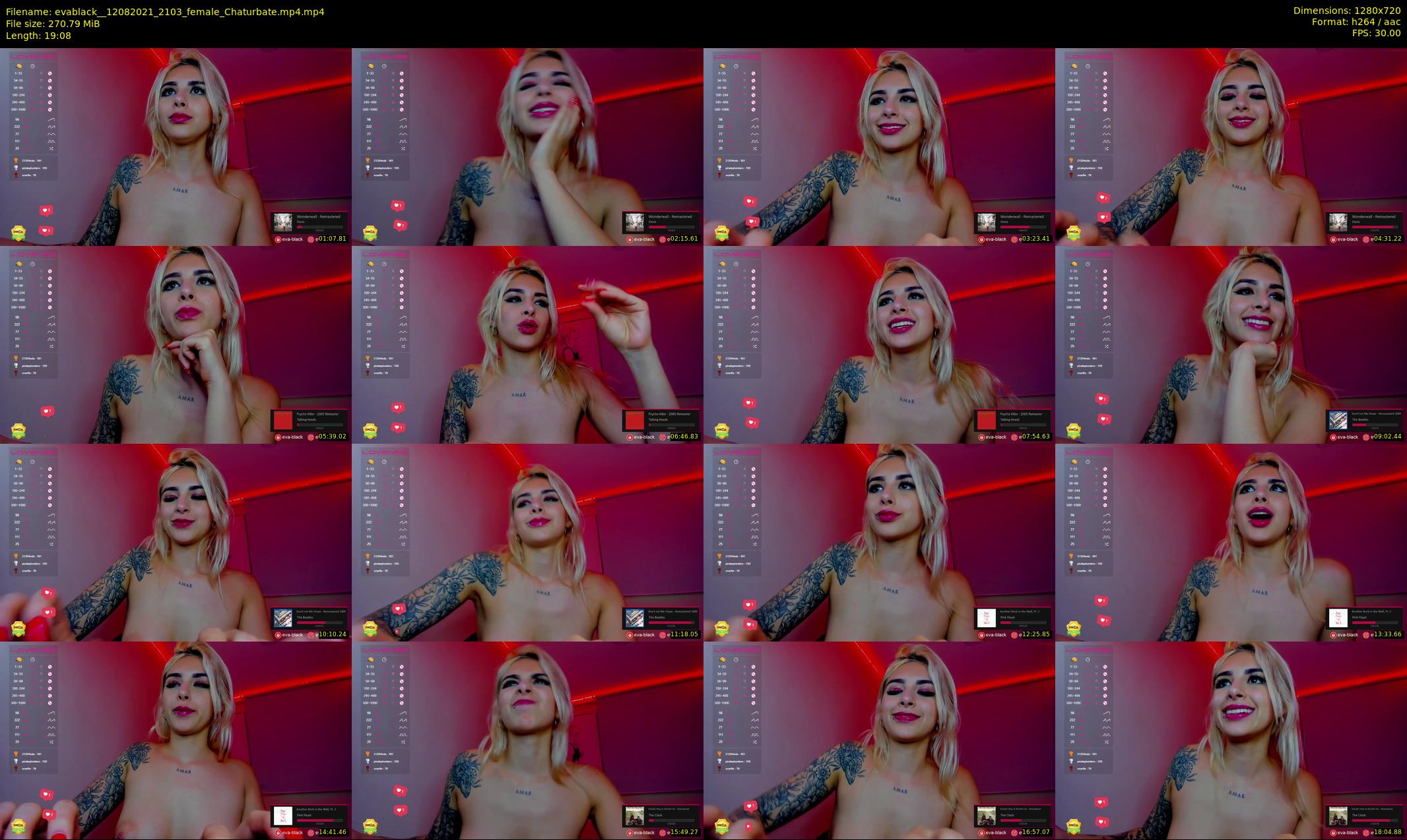 evablack_ — 20 minute Chaturbate Female strip rec, 720p, Aug 12, 2021