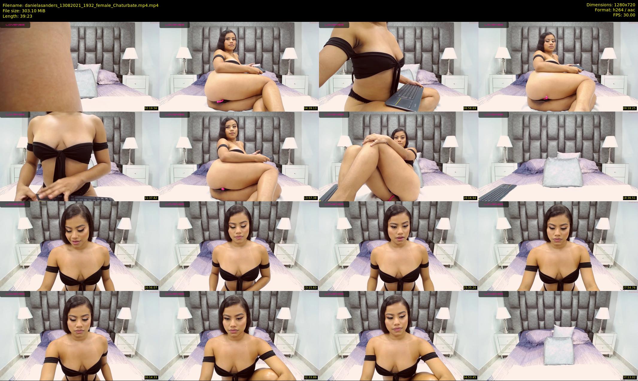 danielasanders — 40 minute Chaturbate Female strip rec, 720p, Aug 13, 2021