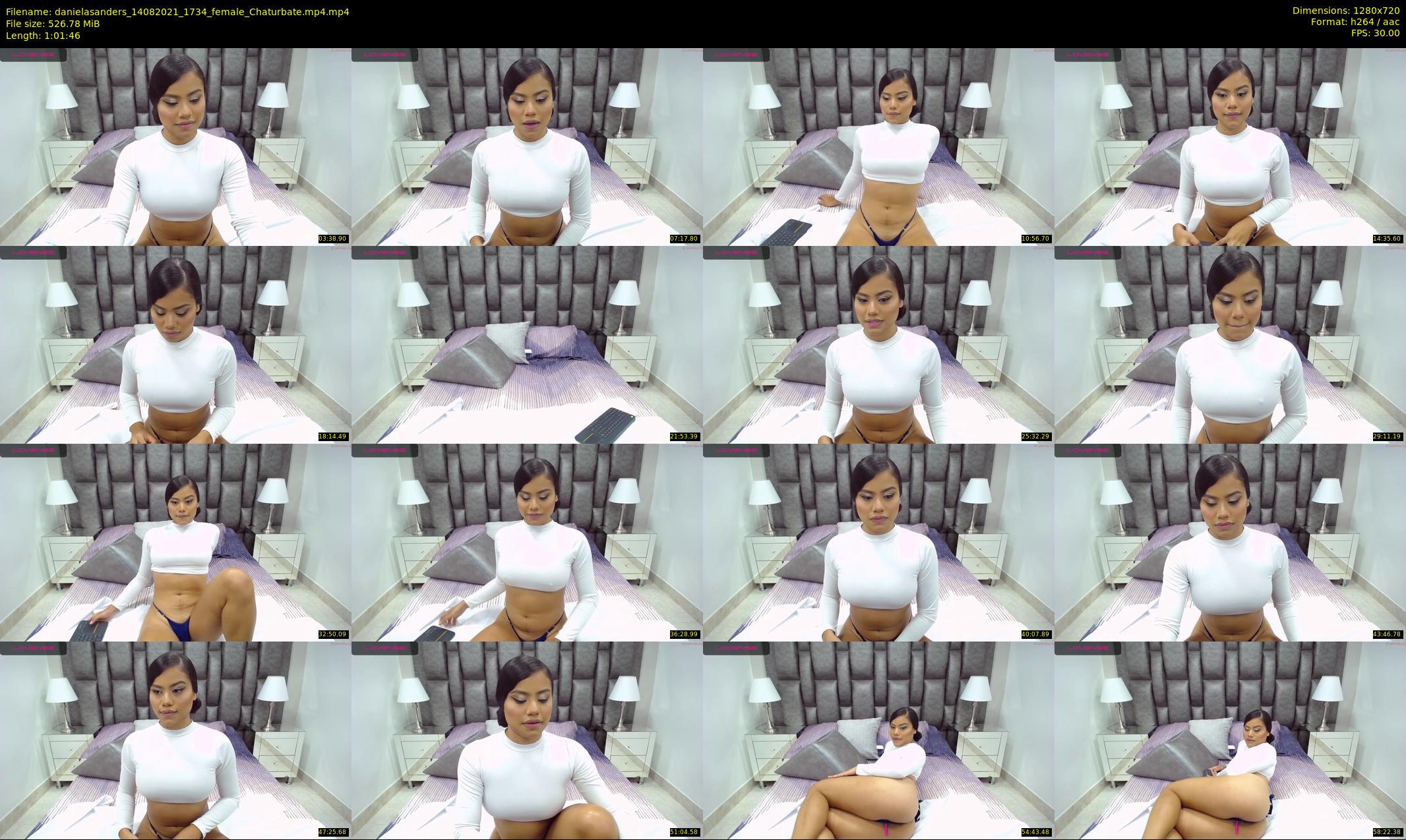 danielasanders — 62 minute Chaturbate Female strip rec, 720p, Aug 14, 2021